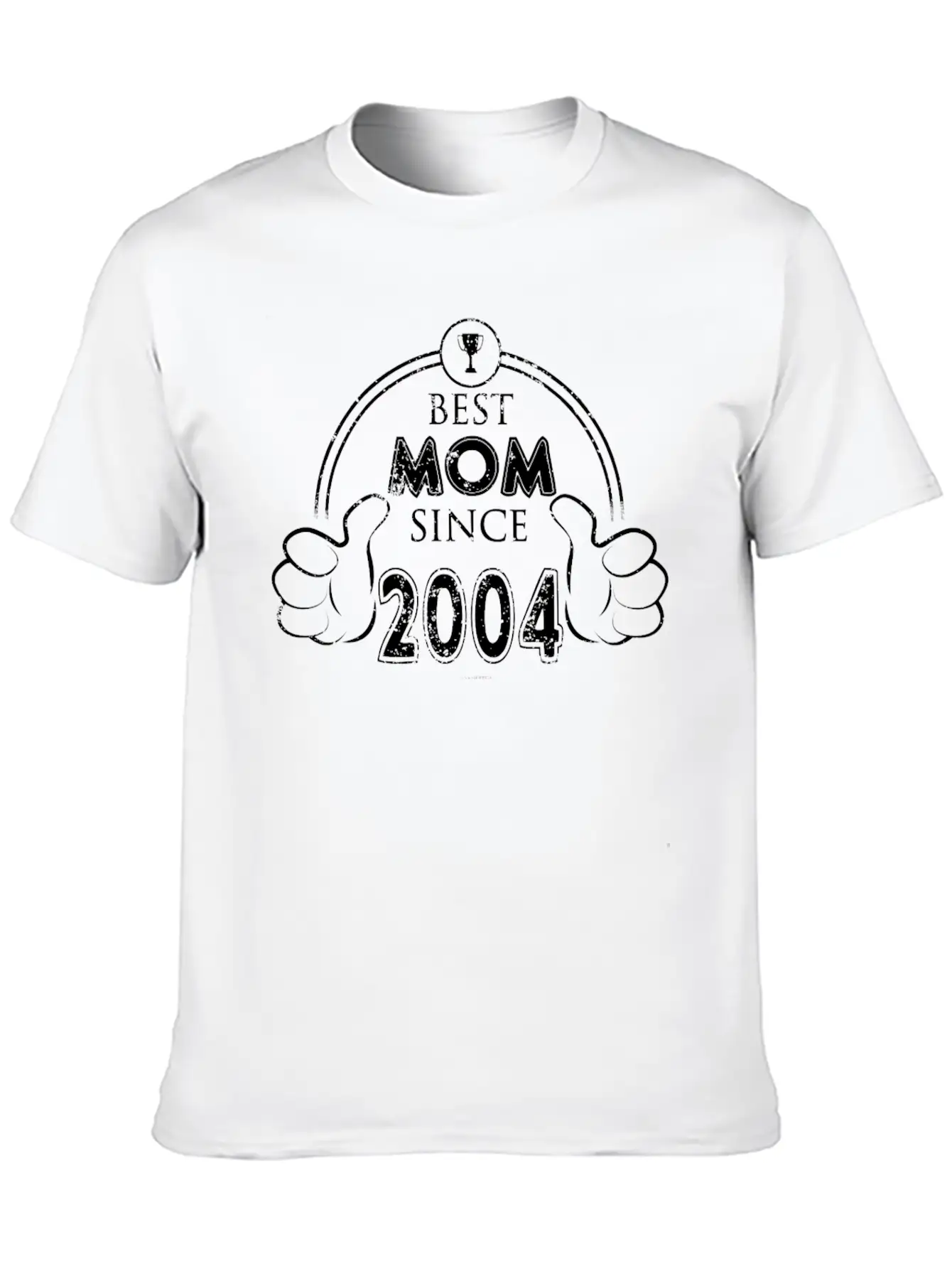 Best Mom 2004 Mother Shirt Mothers Day Unisex Short Sleeve Soft Cotton T-Shirt – Casual Everyday Wear