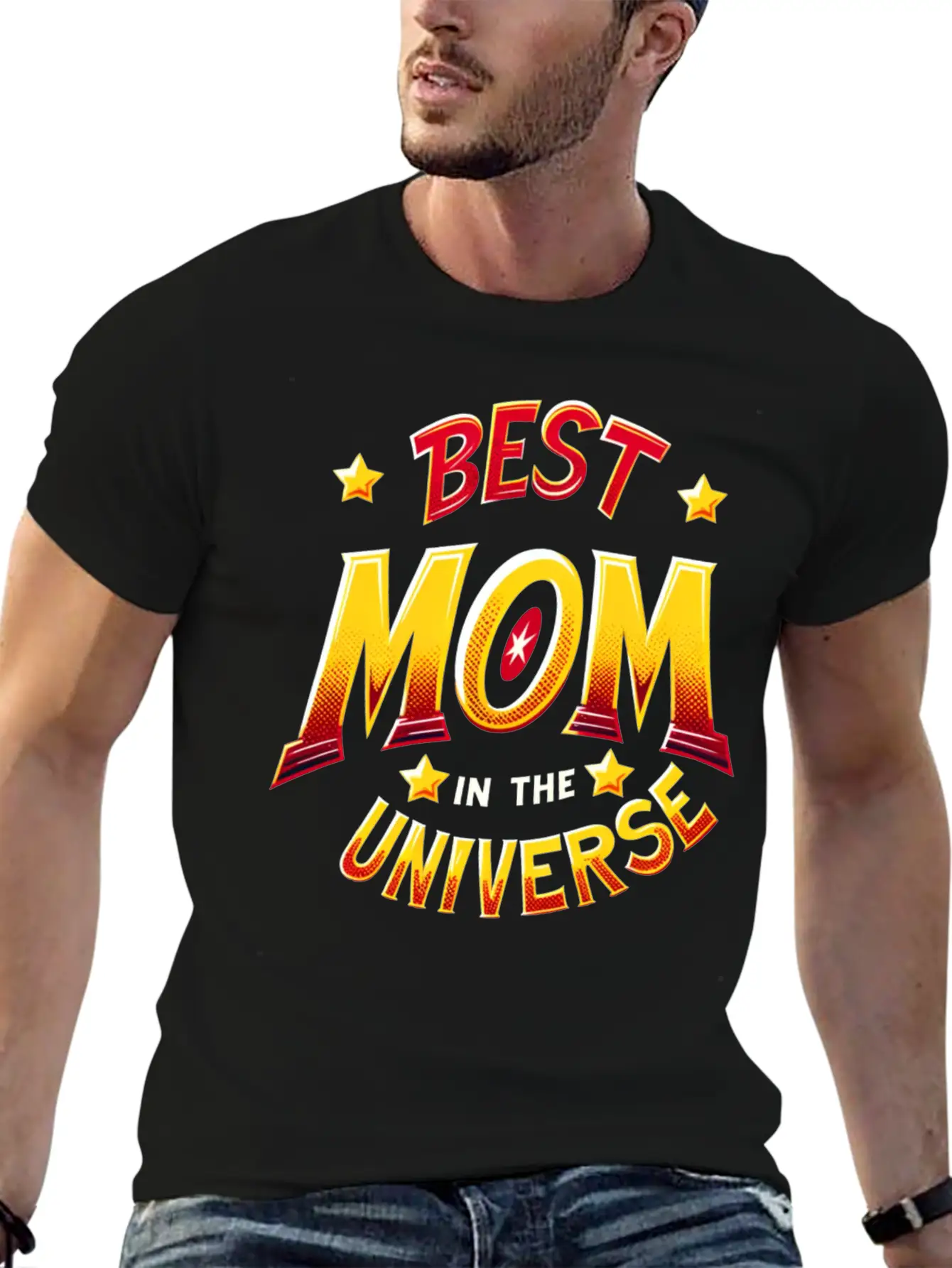 Best Mom In The Universe Breathable Soft Cotton T-Shirt – Timeless Casual Look