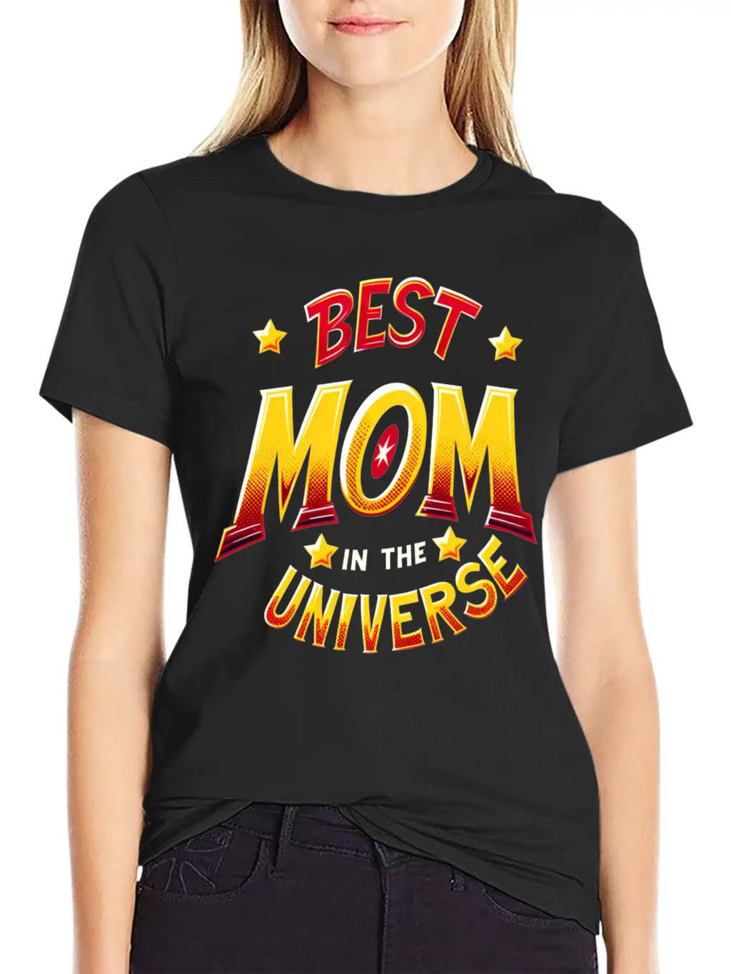 Best Mom In The Universe Breathable Soft Cotton T-Shirt – Timeless Casual Look