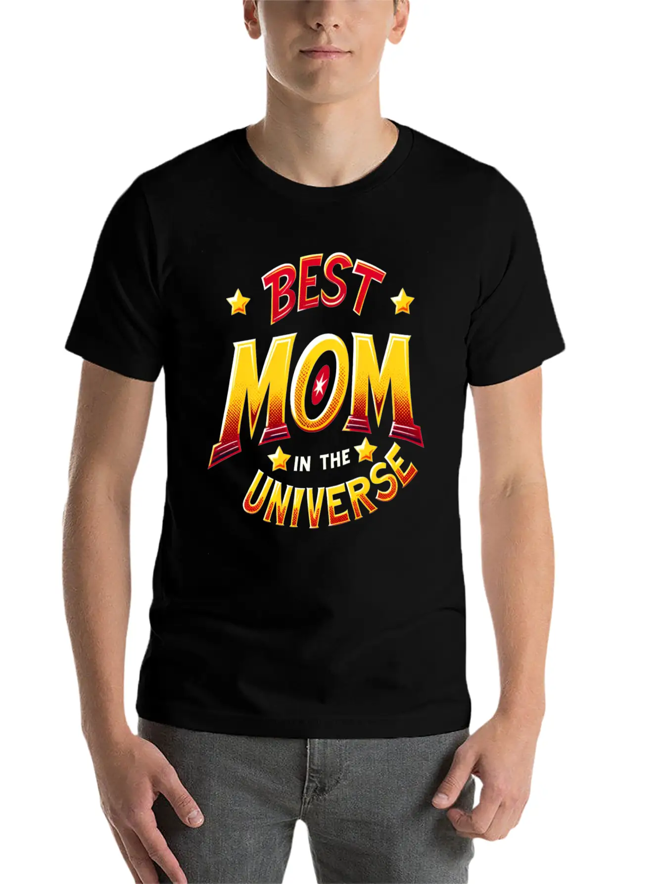 Best Mom In The Universe Breathable Soft Cotton T-Shirt – Timeless Casual Look