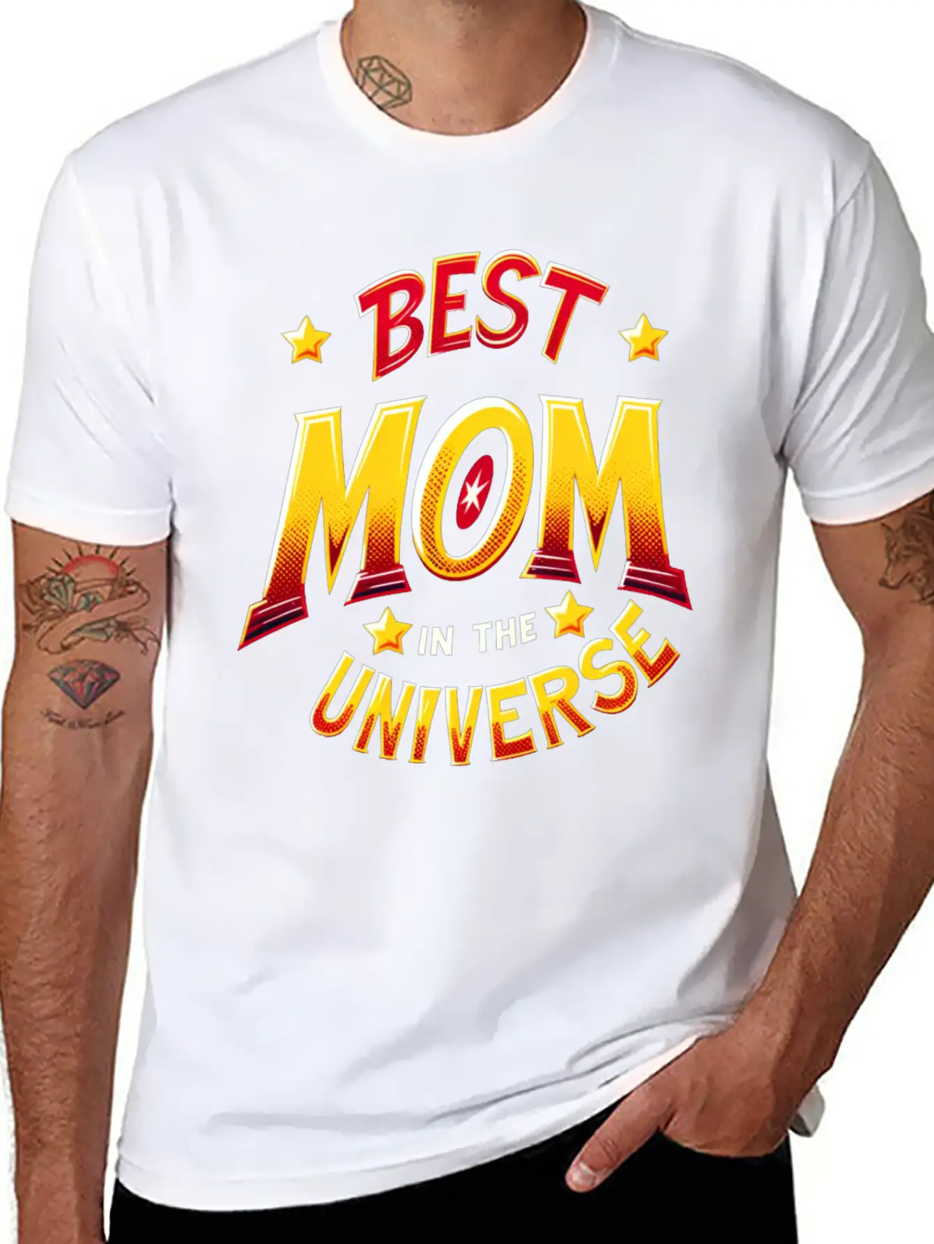 Best Mom In The Universe Breathable Soft Cotton T-Shirt – Timeless Casual Look