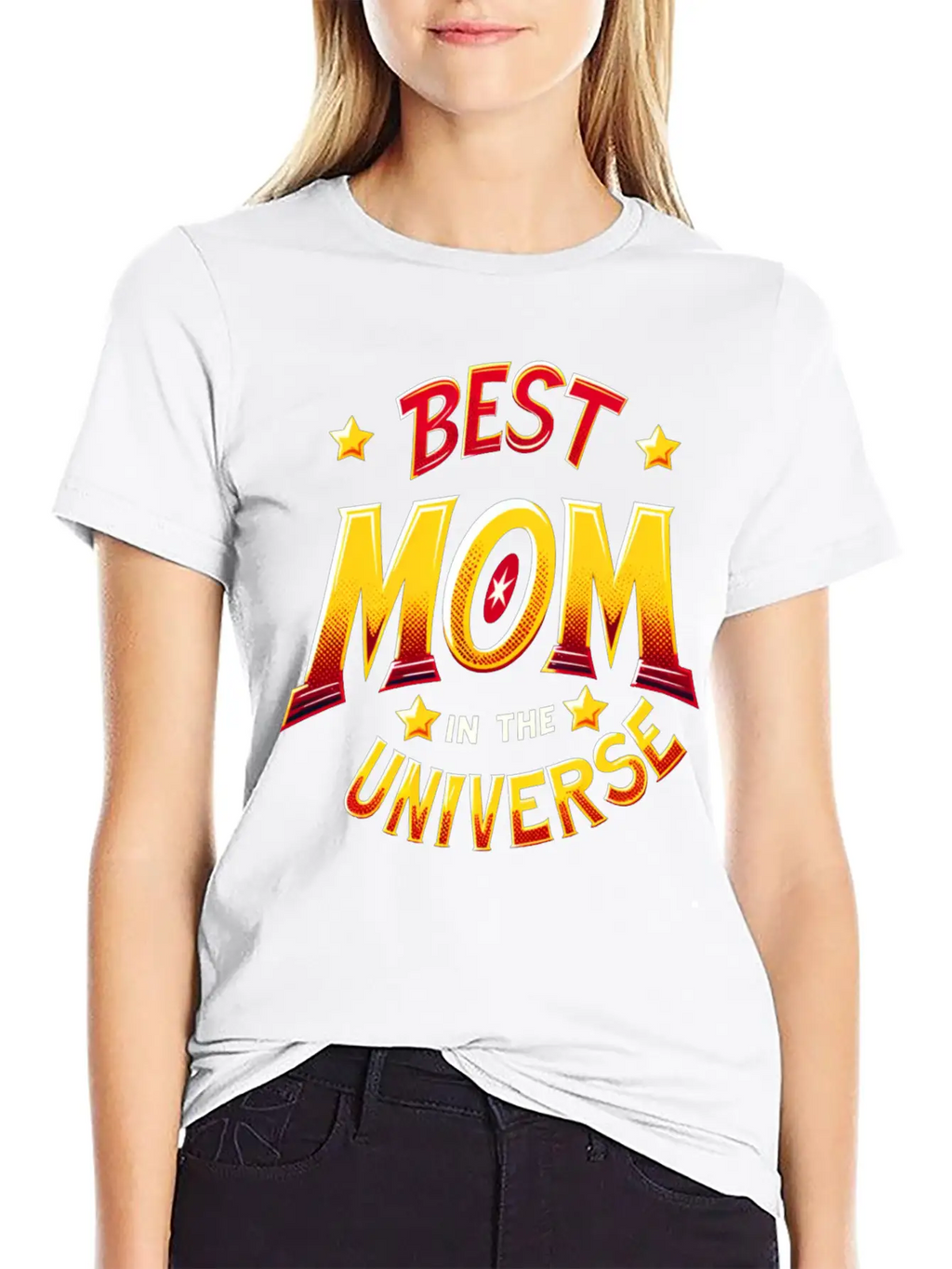 Best Mom In The Universe Breathable Soft Cotton T-Shirt – Timeless Casual Look