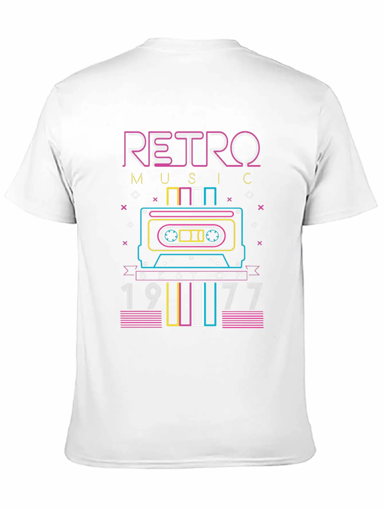 Best Of 1977 Retro Cassette Vintage Birthday Unisex Casual T-Shirt – Clean Design For Daily Comfort