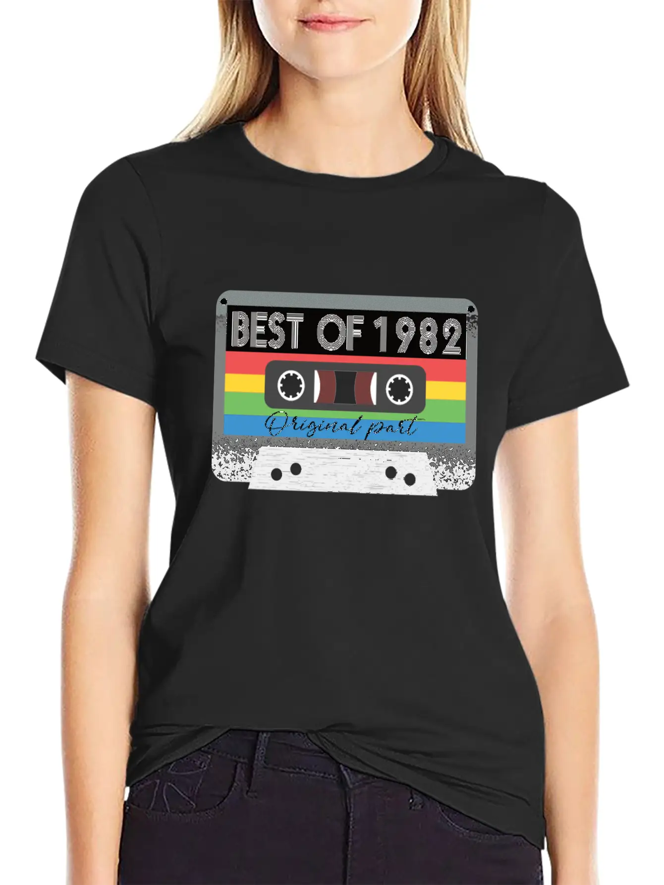 Best Of 1982 Vintage Cassette Retro Birthday Unisex Casual T-Shirt – Clean Design For Daily Comfort