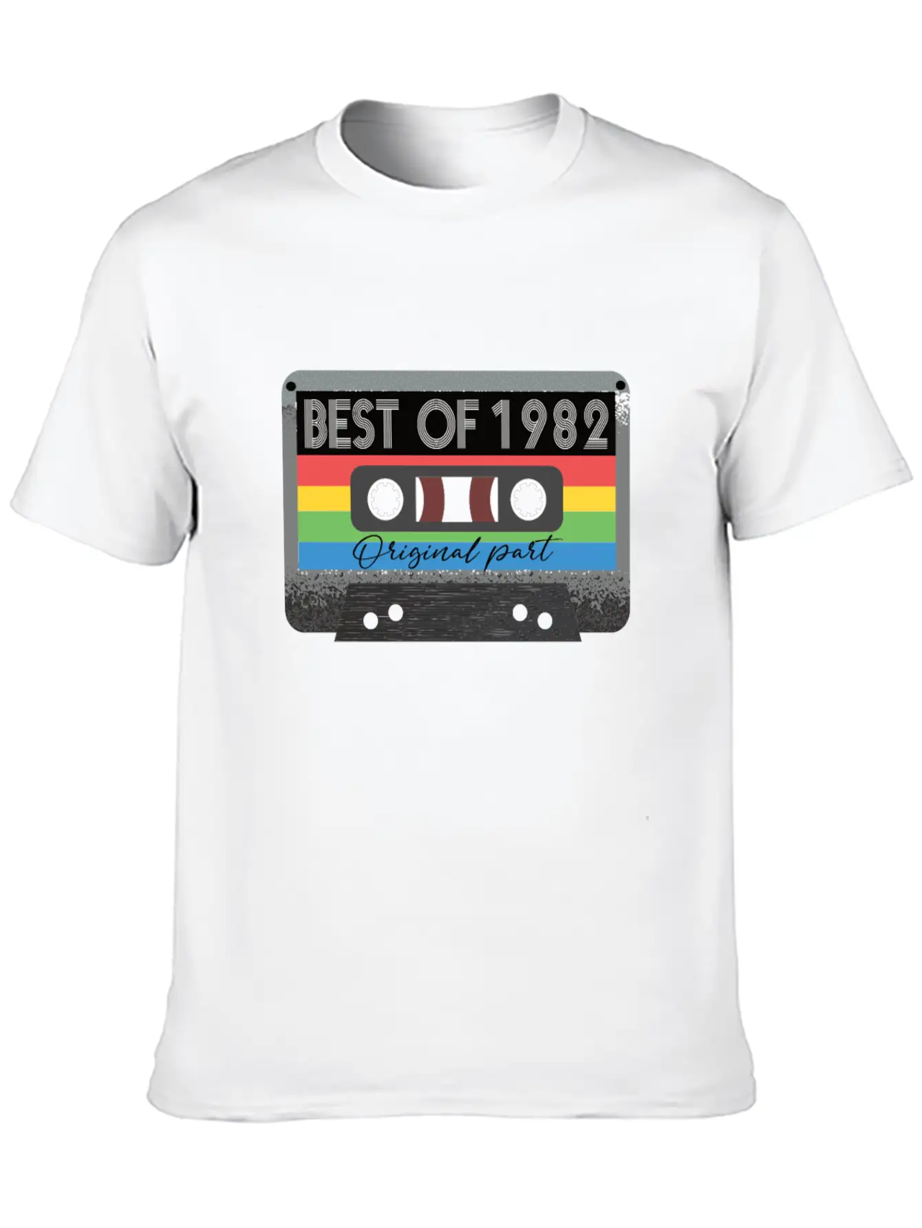 Best Of 1982 Vintage Cassette Retro Birthday Unisex Casual T-Shirt – Clean Design For Daily Comfort