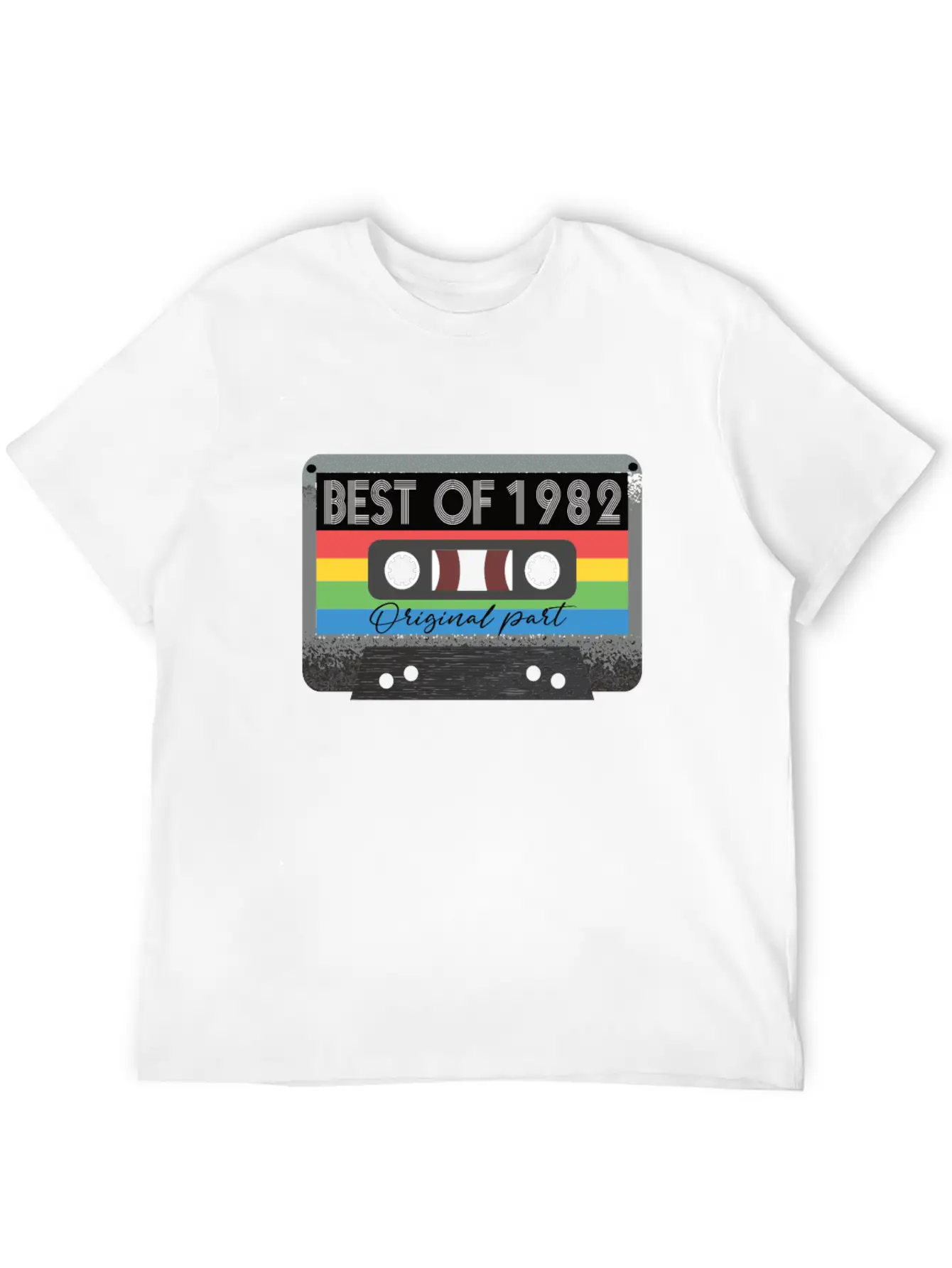 Best Of 1982 Vintage Cassette Retro Birthday Unisex Casual T-Shirt – Clean Design For Daily Comfort