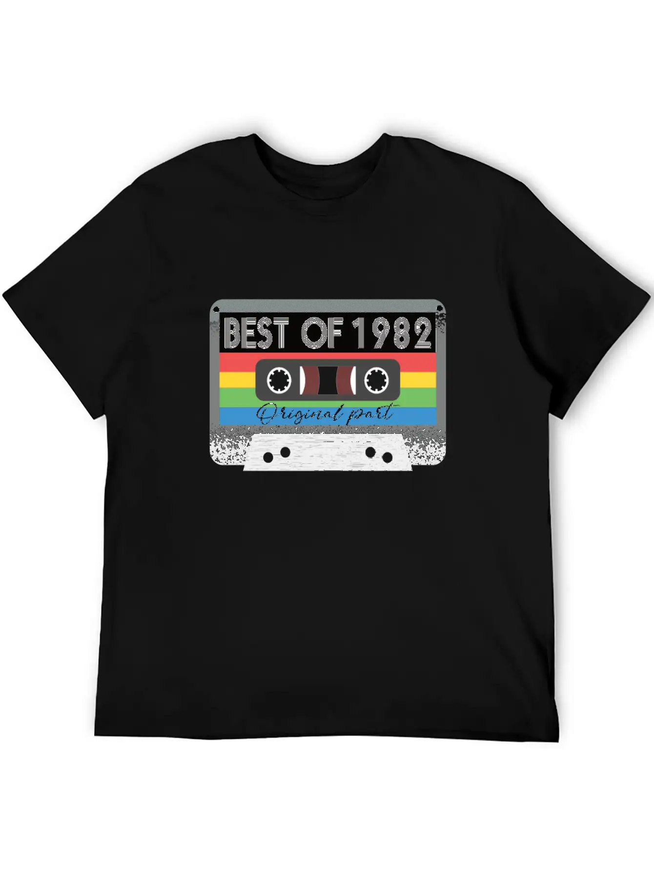 Best Of 1982 Vintage Cassette Retro Birthday Unisex Casual T-Shirt – Clean Design For Daily Comfort