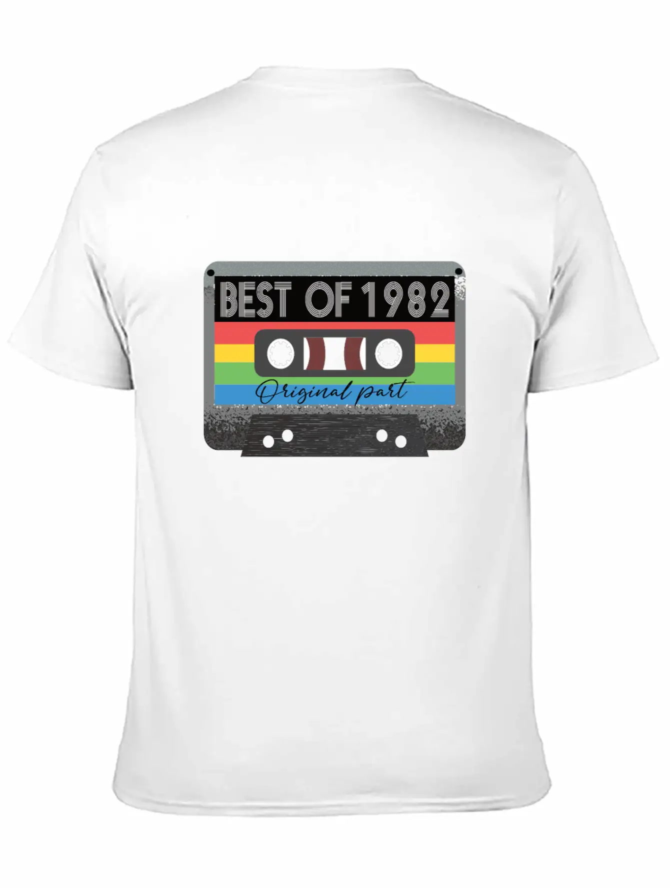 Best Of 1982 Vintage Cassette Retro Birthday Unisex Casual T-Shirt – Clean Design For Daily Comfort