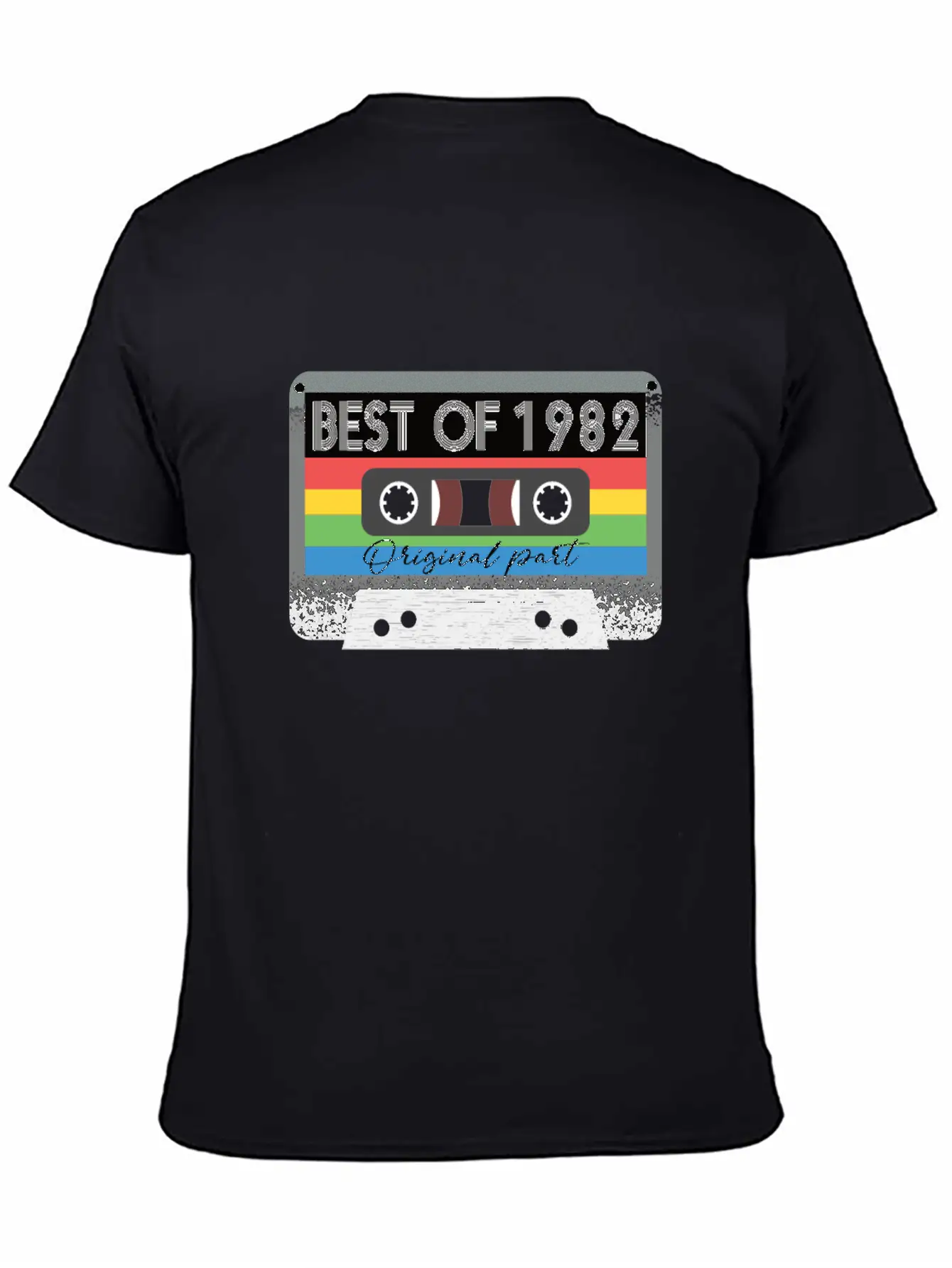 Best Of 1982 Vintage Cassette Retro Birthday Unisex Casual T-Shirt – Clean Design For Daily Comfort