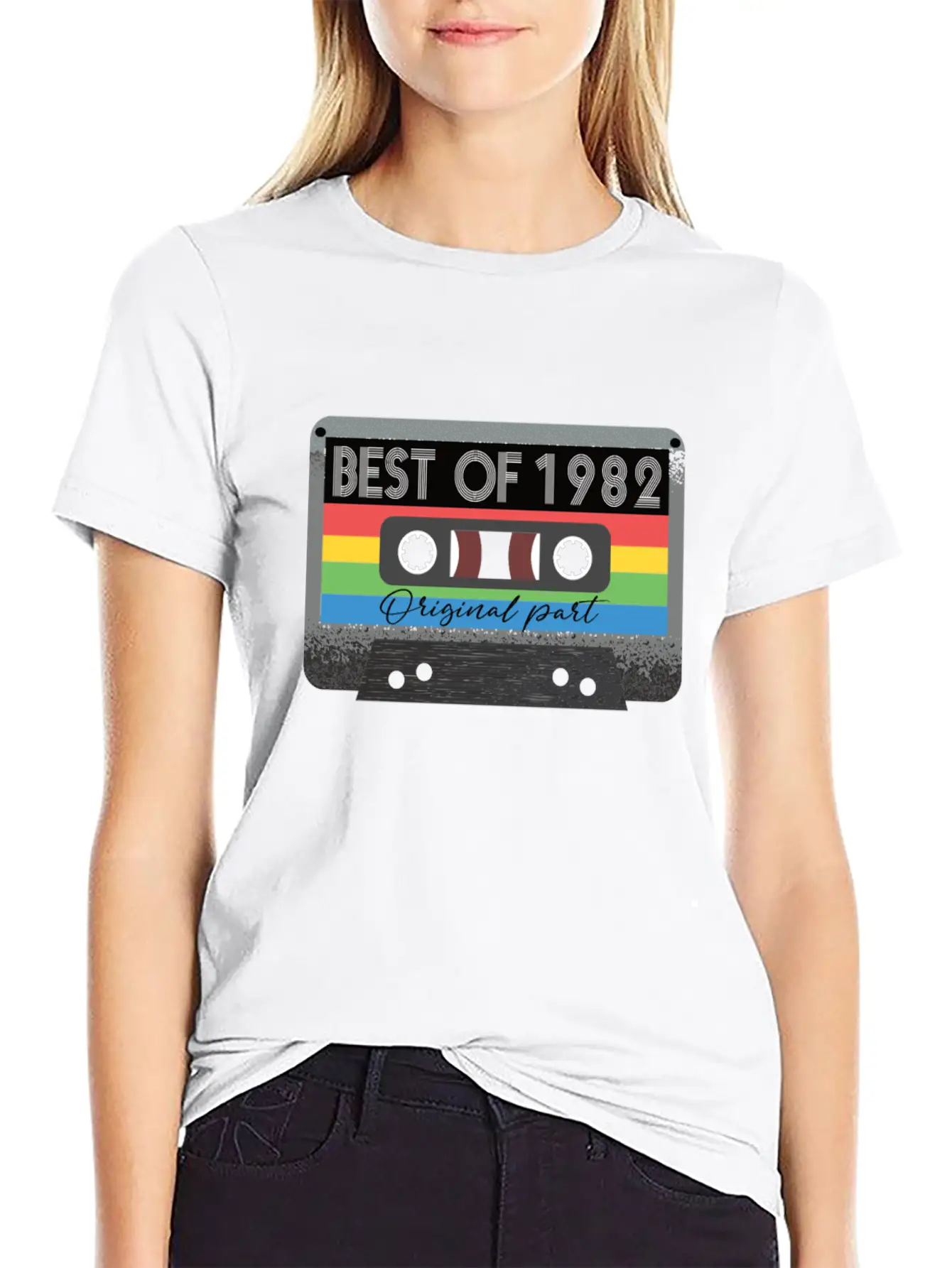 Best Of 1982 Vintage Cassette Retro Birthday Unisex Casual T-Shirt – Clean Design For Daily Comfort