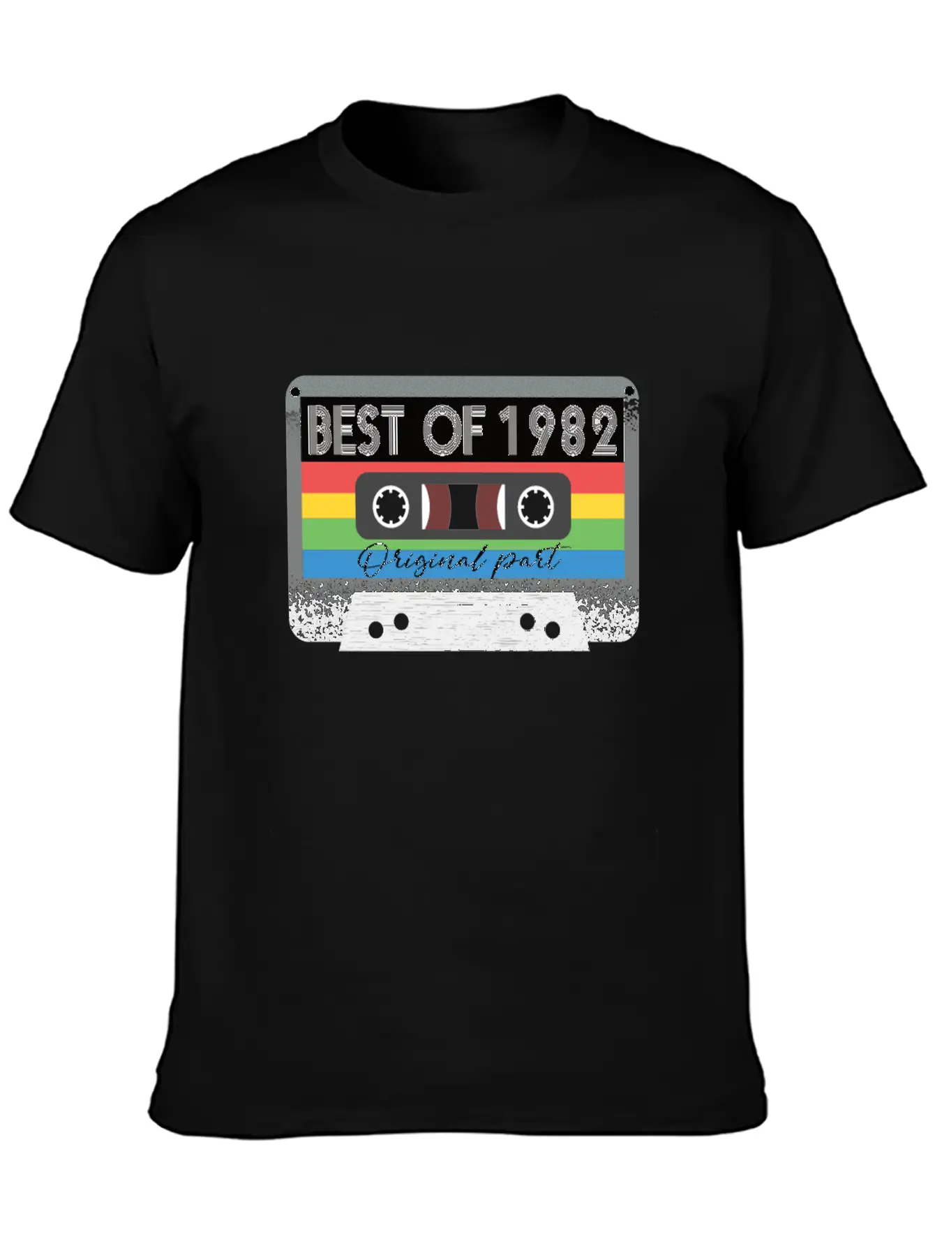 Best Of 1982 Vintage Cassette Retro Birthday Unisex Casual T-Shirt – Clean Design For Daily Comfort