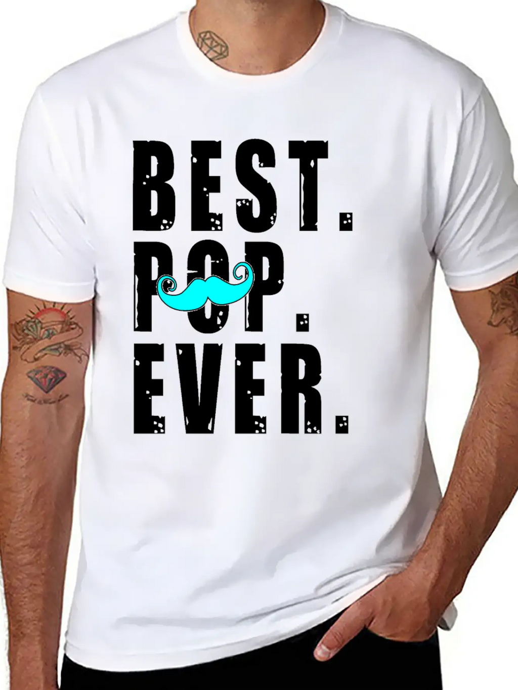 BEST POP EVER Fathers Day Gift - Pop Shirt Breathable Soft Cotton T-Shirt – Timeless Casual Look