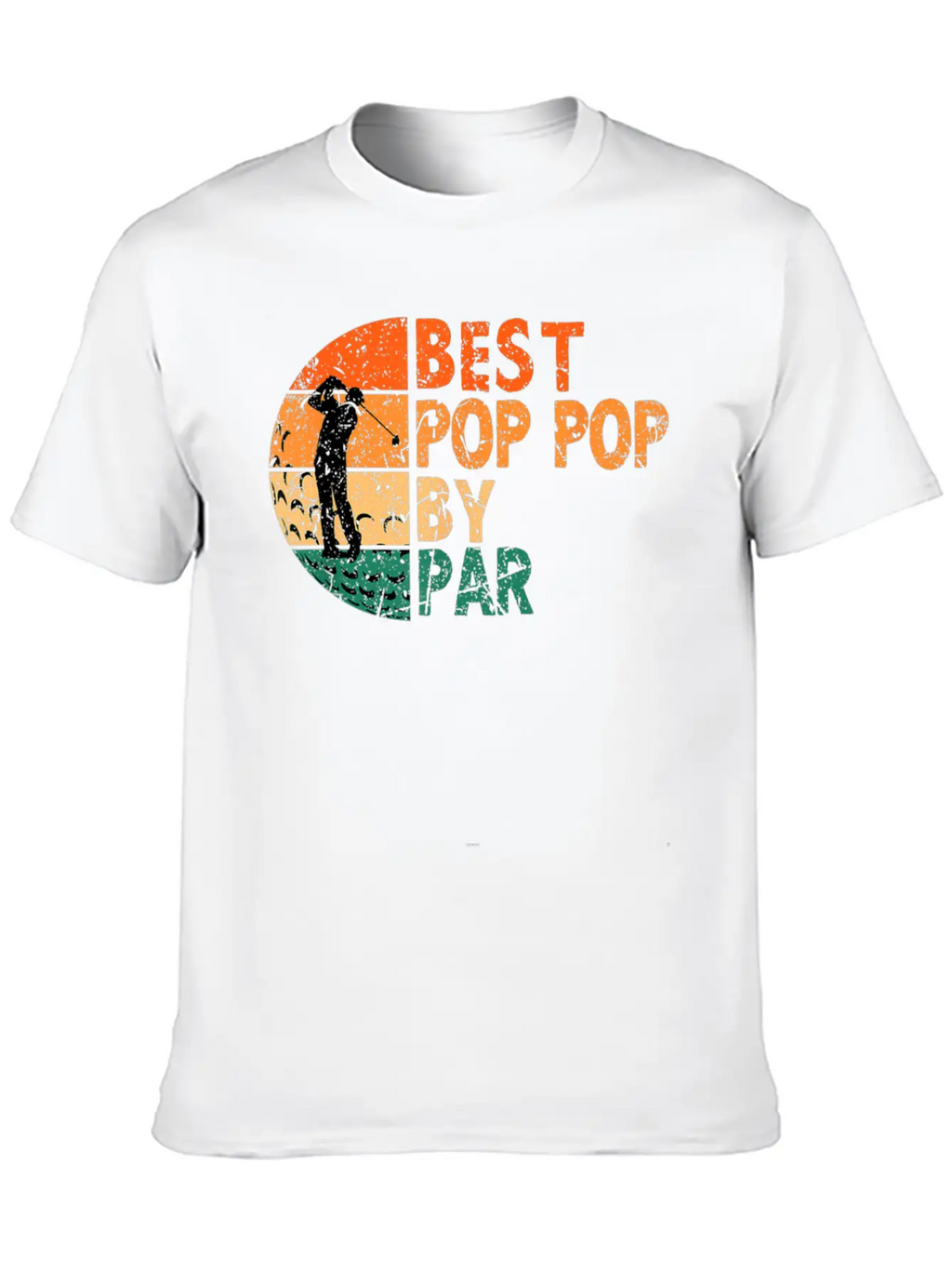 Best Pop Pop By Par Golf Fathers Day Golfing Funny Essential Cotton Tee For Daily Outfits – Unisex Style