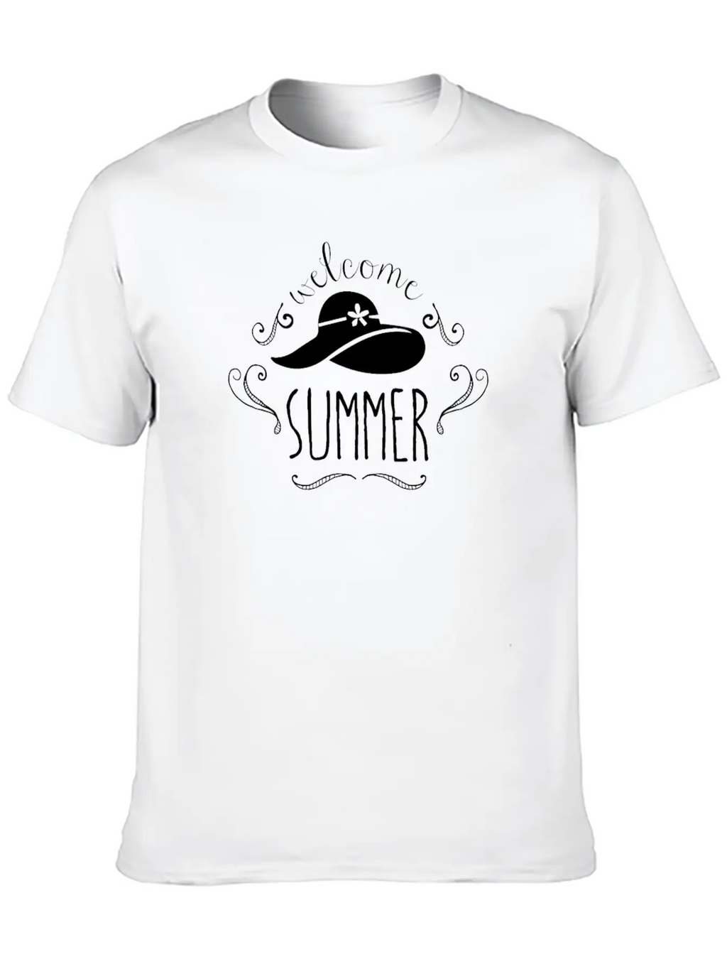 Best Summer Welcome Summer Sun Hat Unisex Casual T-Shirt – Clean Design For Daily Comfort