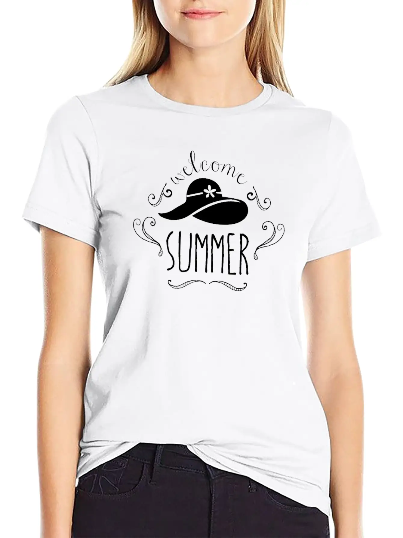 Best Summer Welcome Summer Sun Hat Unisex Casual T-Shirt – Clean Design For Daily Comfort