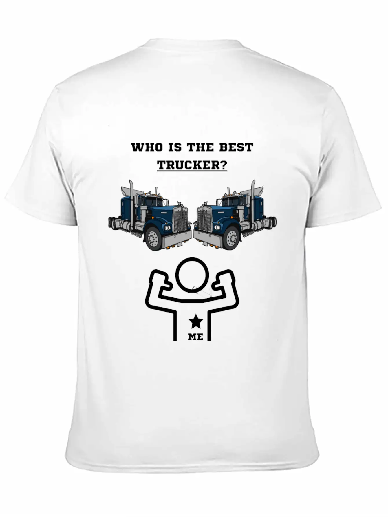 Best Truck Driver Casual Graphic T-Shirt – Simple And Comfortable Daily Wear