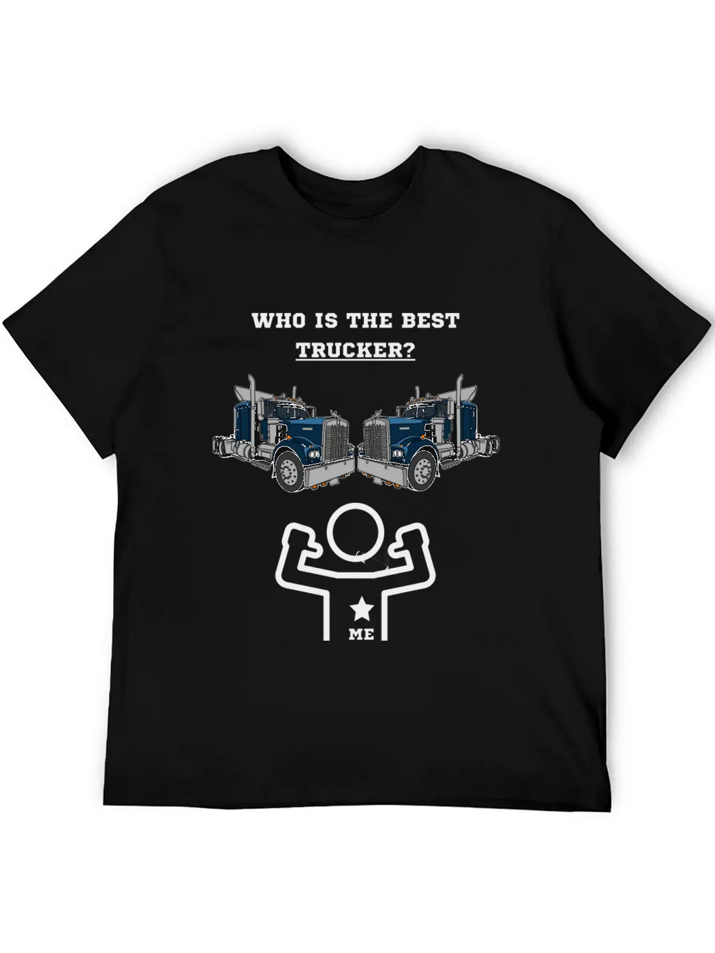Best Truck Driver Casual Graphic T-Shirt – Simple And Comfortable Daily Wear