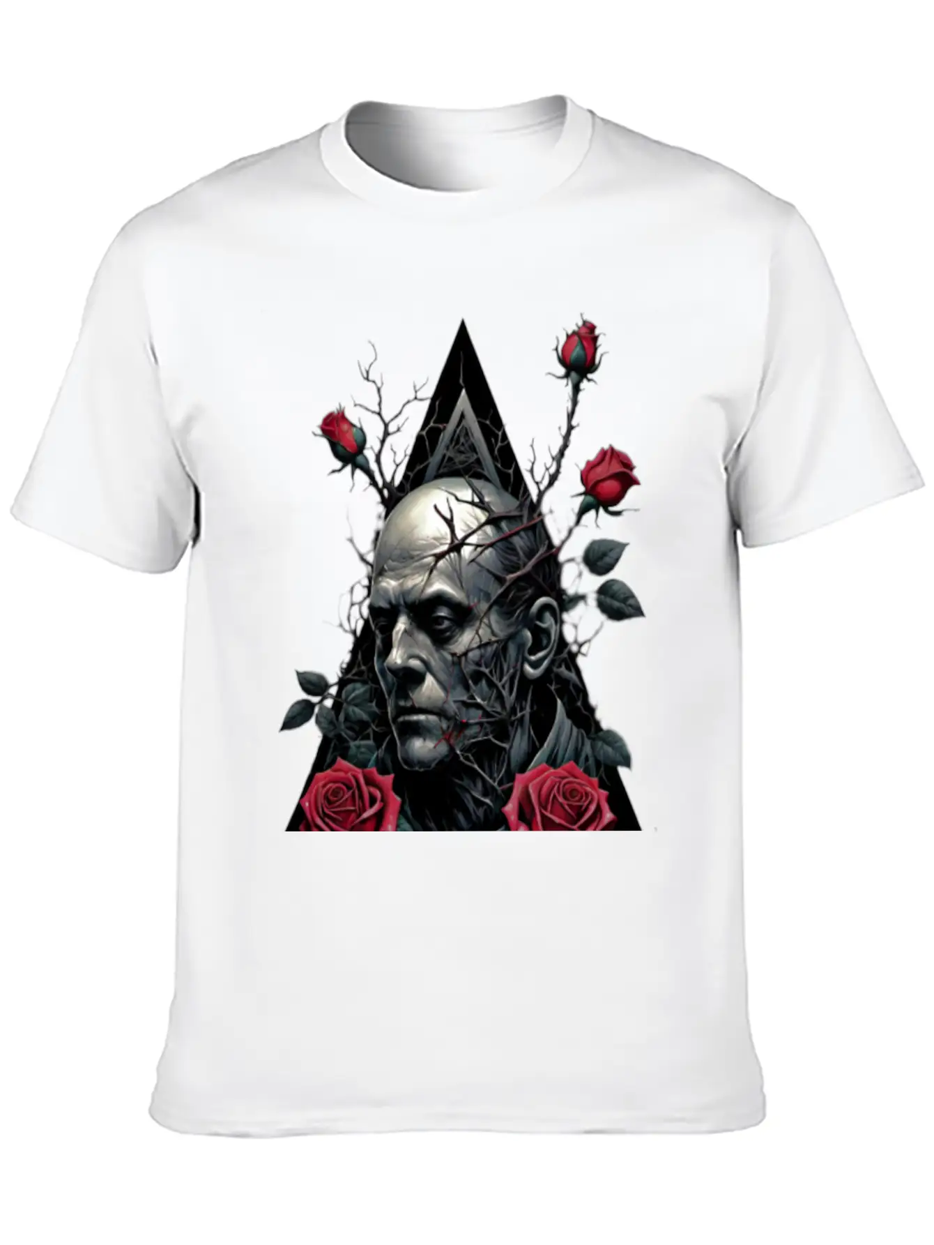 Between Thorns And Roses Unisex Short Sleeve Soft Cotton T-Shirt – Casual Everyday Wear