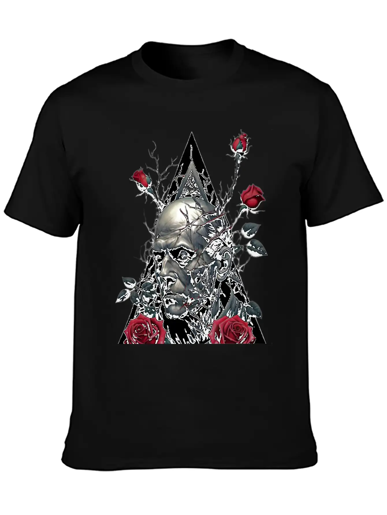 Between Thorns And Roses Unisex Short Sleeve Soft Cotton T-Shirt – Casual Everyday Wear
