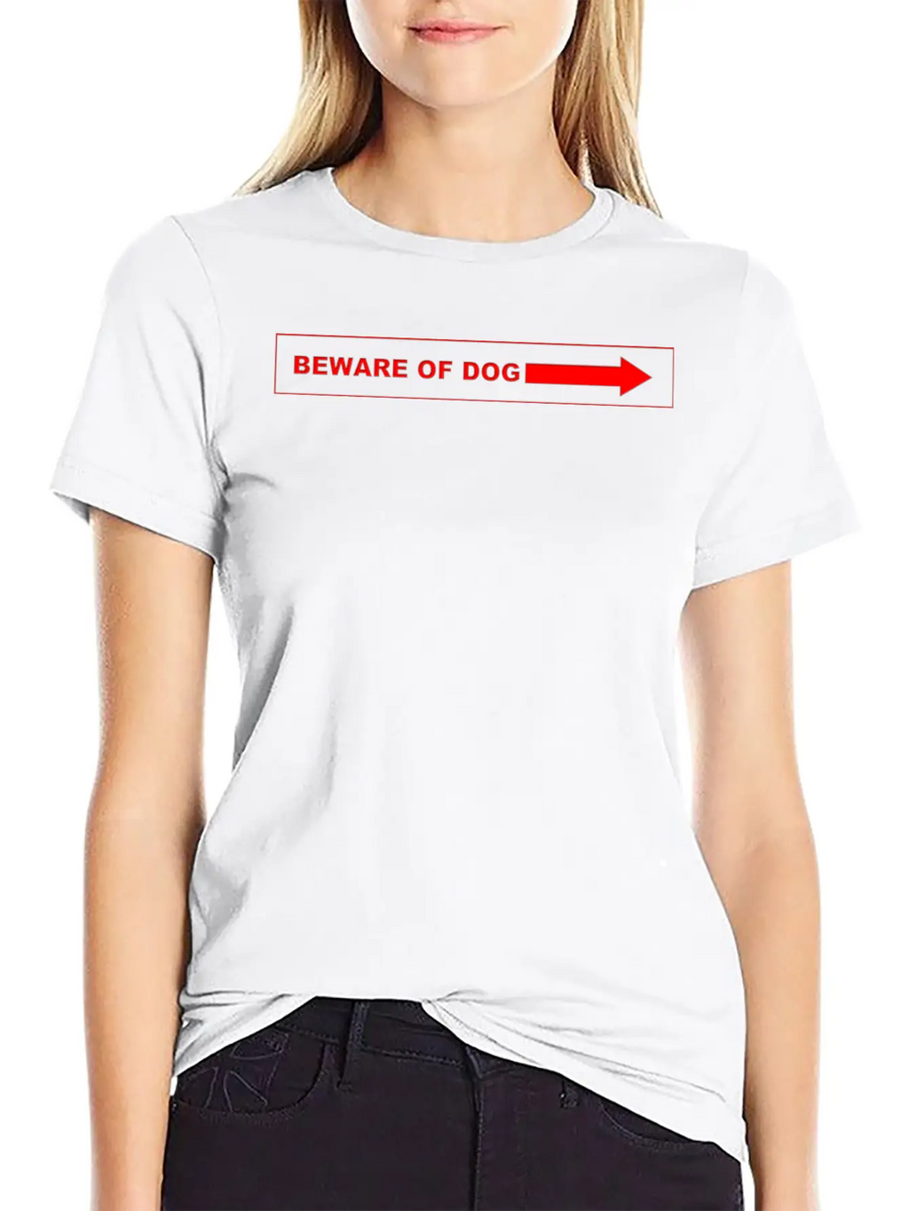 Beware Of Dog Casual Graphic T-Shirt – Simple And Comfortable Daily Wear