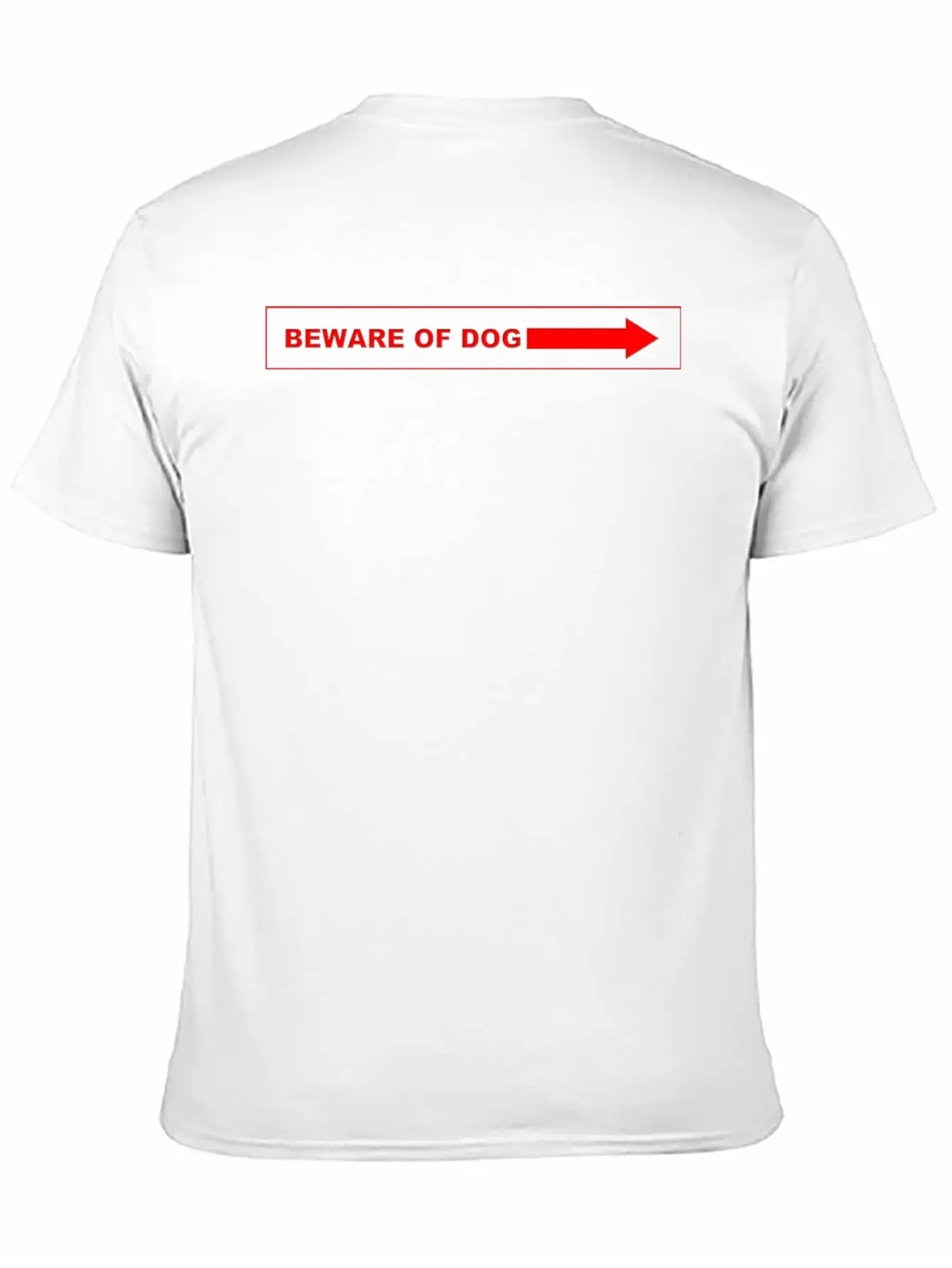 Beware Of Dog Casual Graphic T-Shirt – Simple And Comfortable Daily Wear