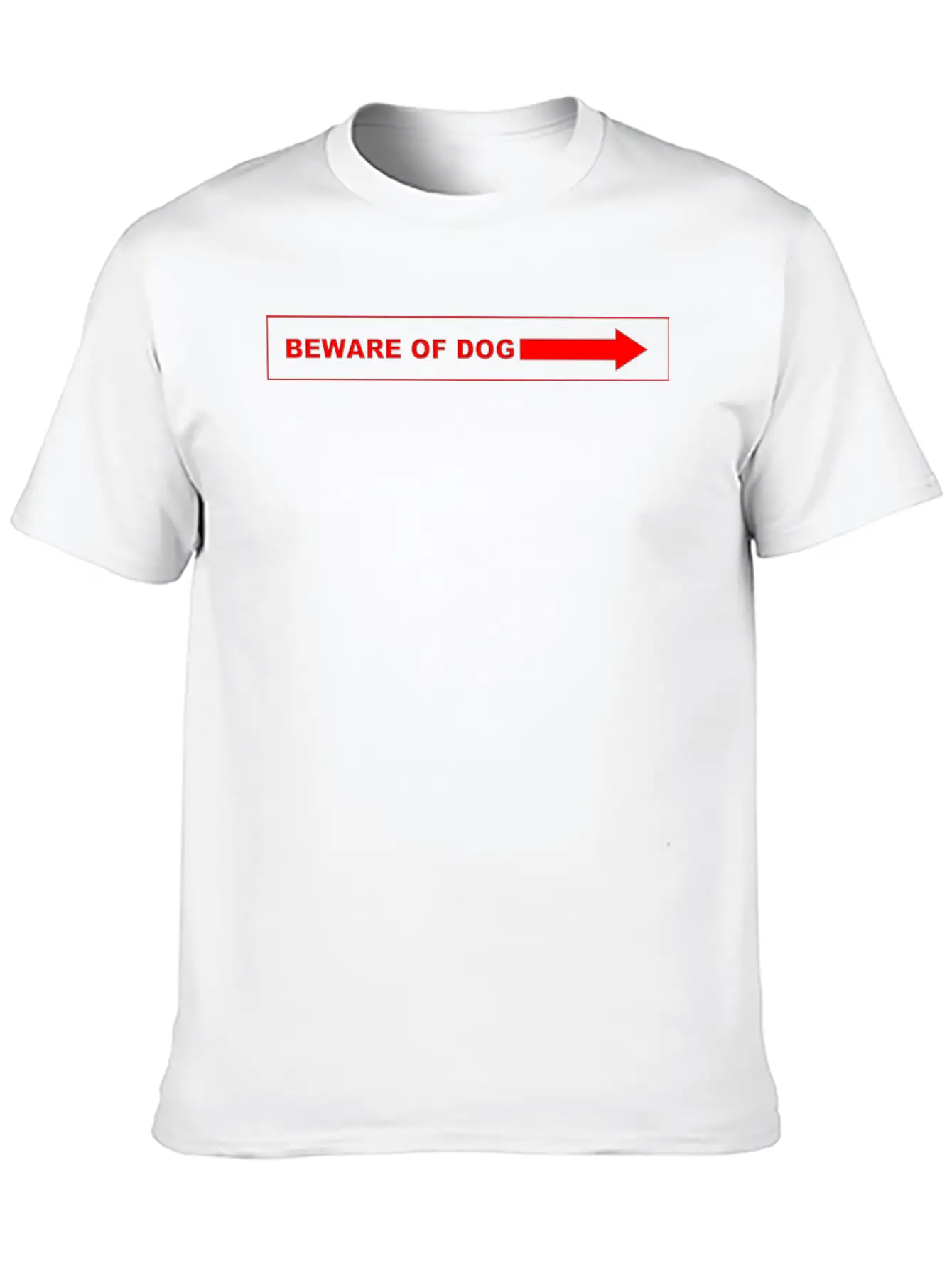 Beware Of Dog Casual Graphic T-Shirt – Simple And Comfortable Daily Wear