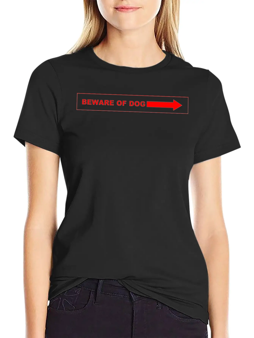Beware Of Dog Casual Graphic T-Shirt – Simple And Comfortable Daily Wear