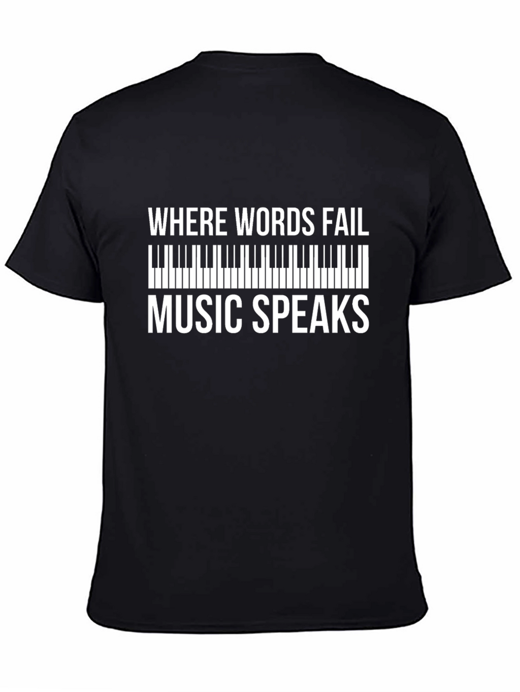 Music Speaks Graphic Tee - Soft Cotton Comfort