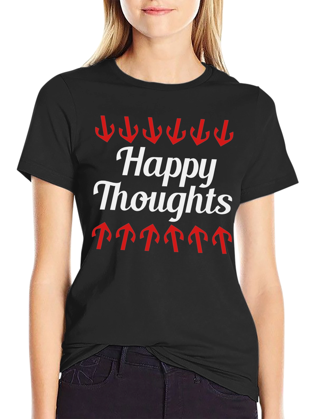 Happy Thoughts Anchor Graphic Tee