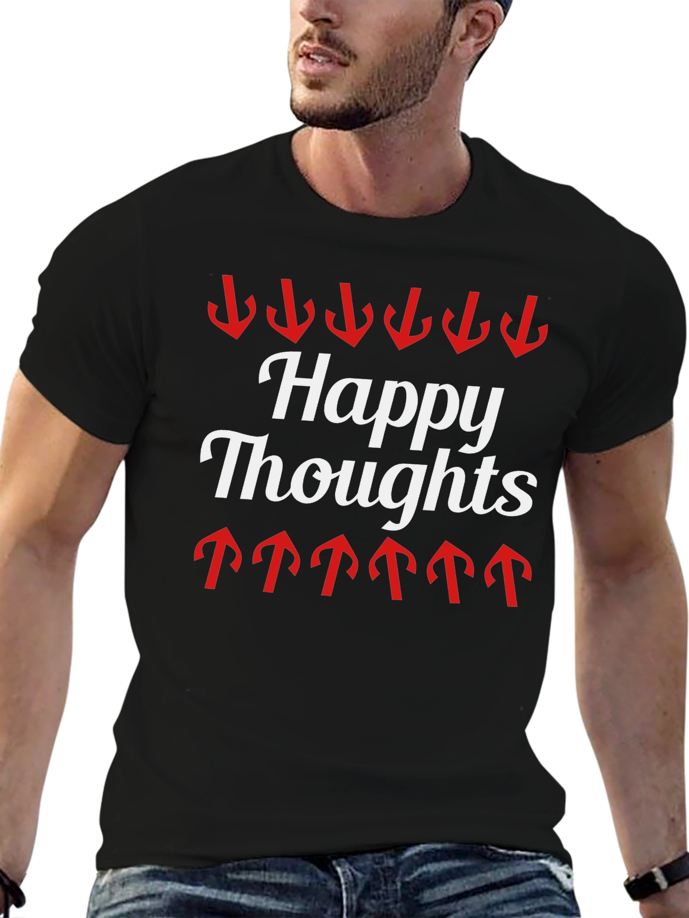 Happy Thoughts Anchor Graphic Tee