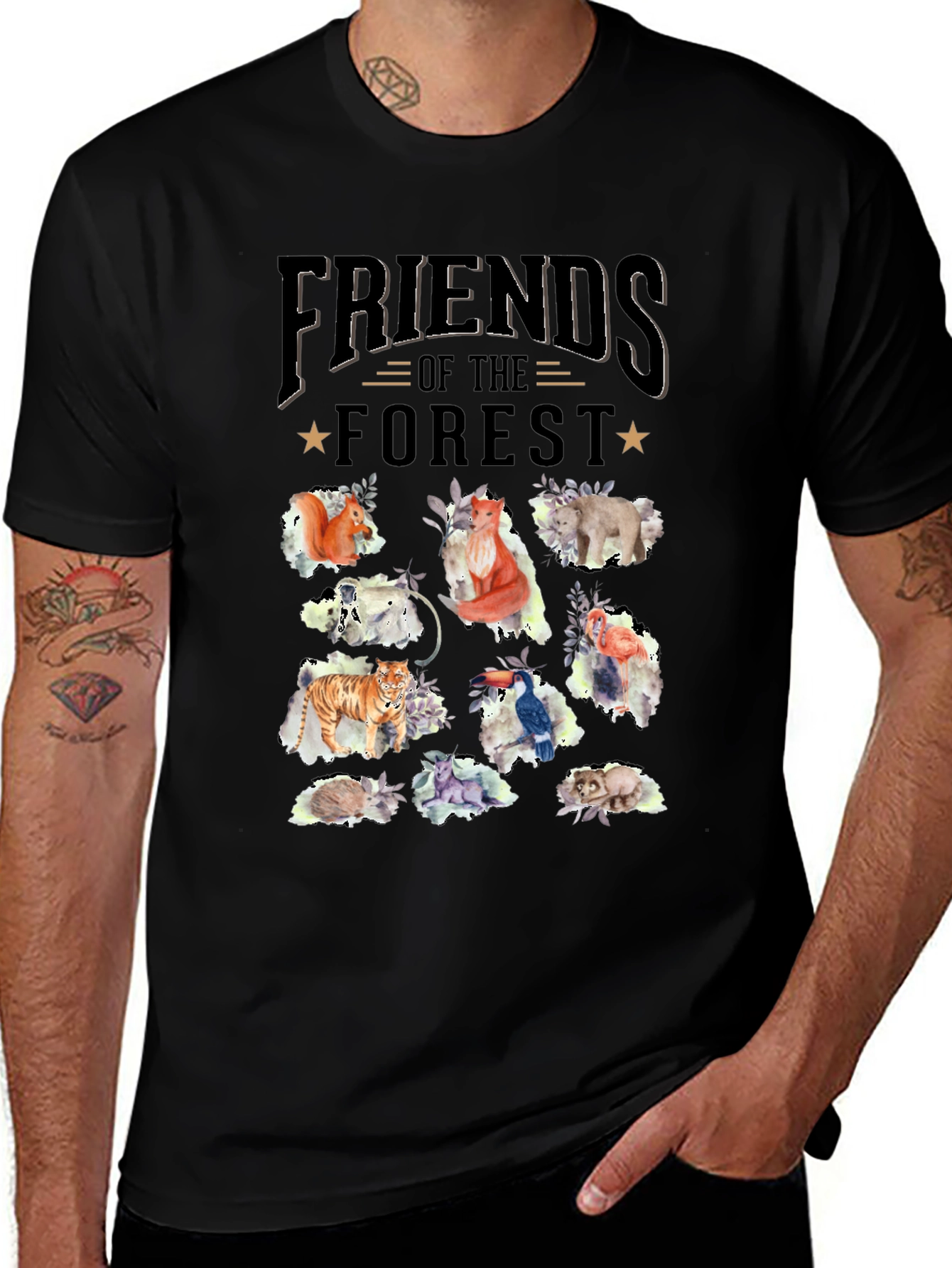Friends of the Forest Graphic T-Shirt