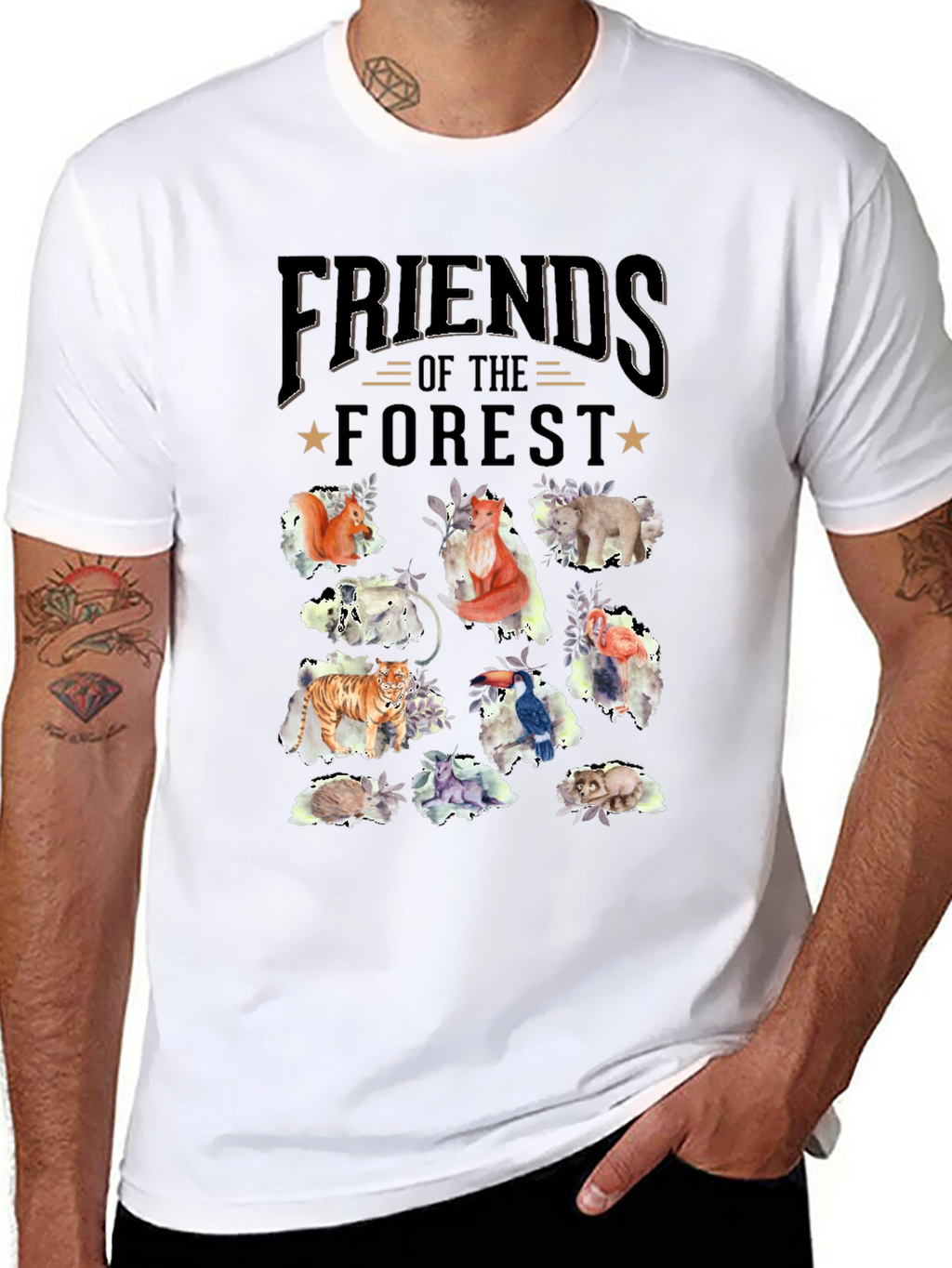 Friends of the Forest Graphic T-Shirt