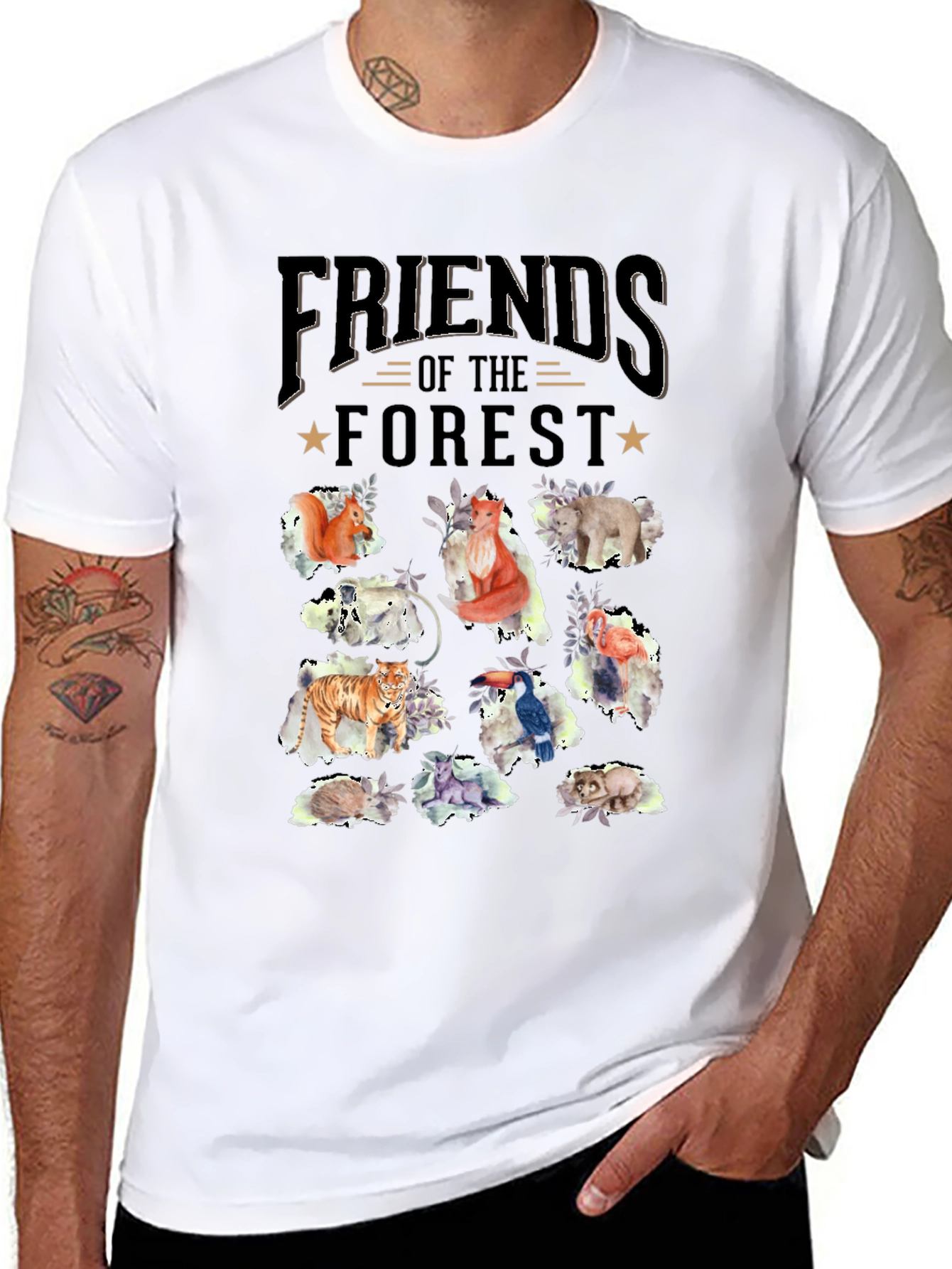 Friends of the Forest Graphic T-Shirt