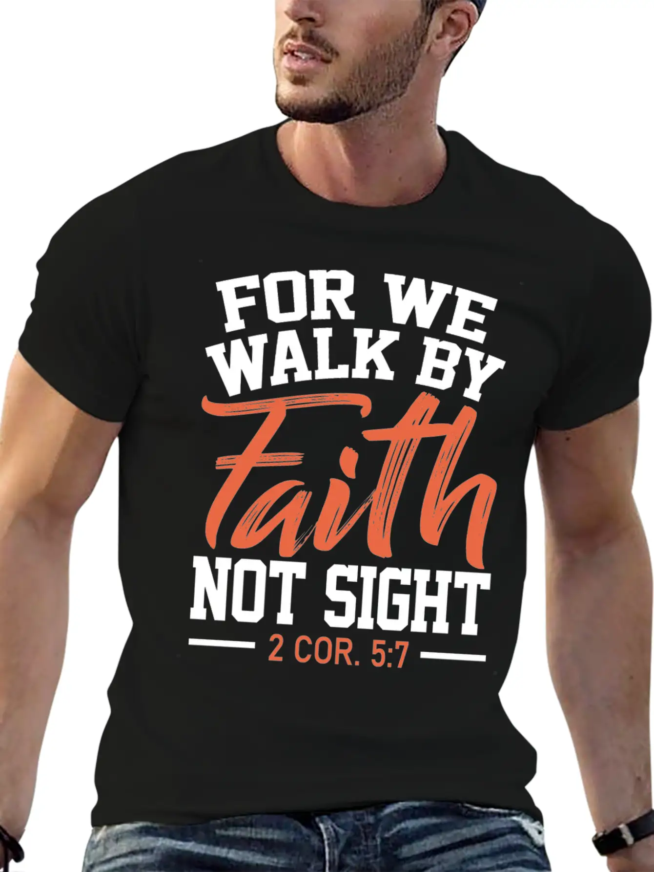 Bible Verse, Christian God, Prayers Psalm Unisex Casual T-Shirt – Clean Design For Daily Comfort