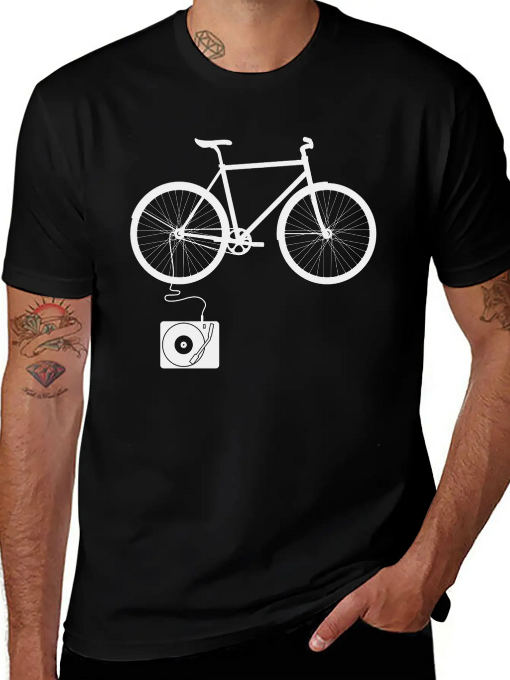Bicycle Breathable Soft Cotton T-Shirt – Timeless Casual Look