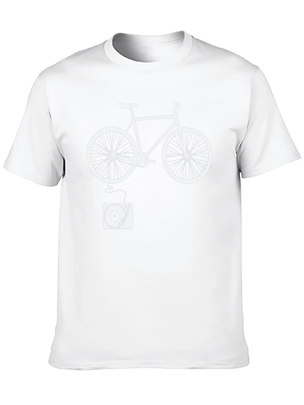 Bicycle Breathable Soft Cotton T-Shirt – Timeless Casual Look