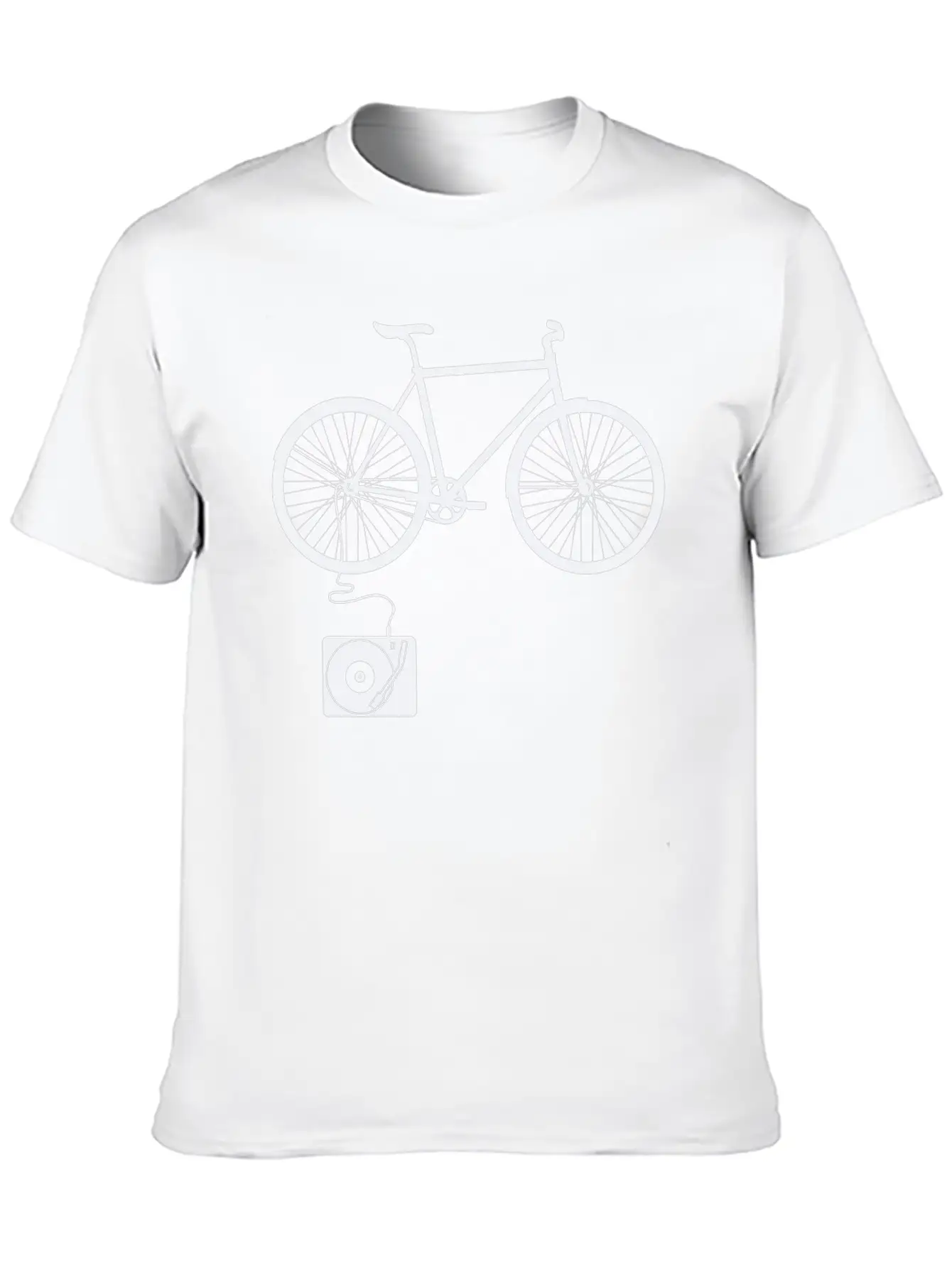 Bicycle Breathable Soft Cotton T-Shirt – Timeless Casual Look