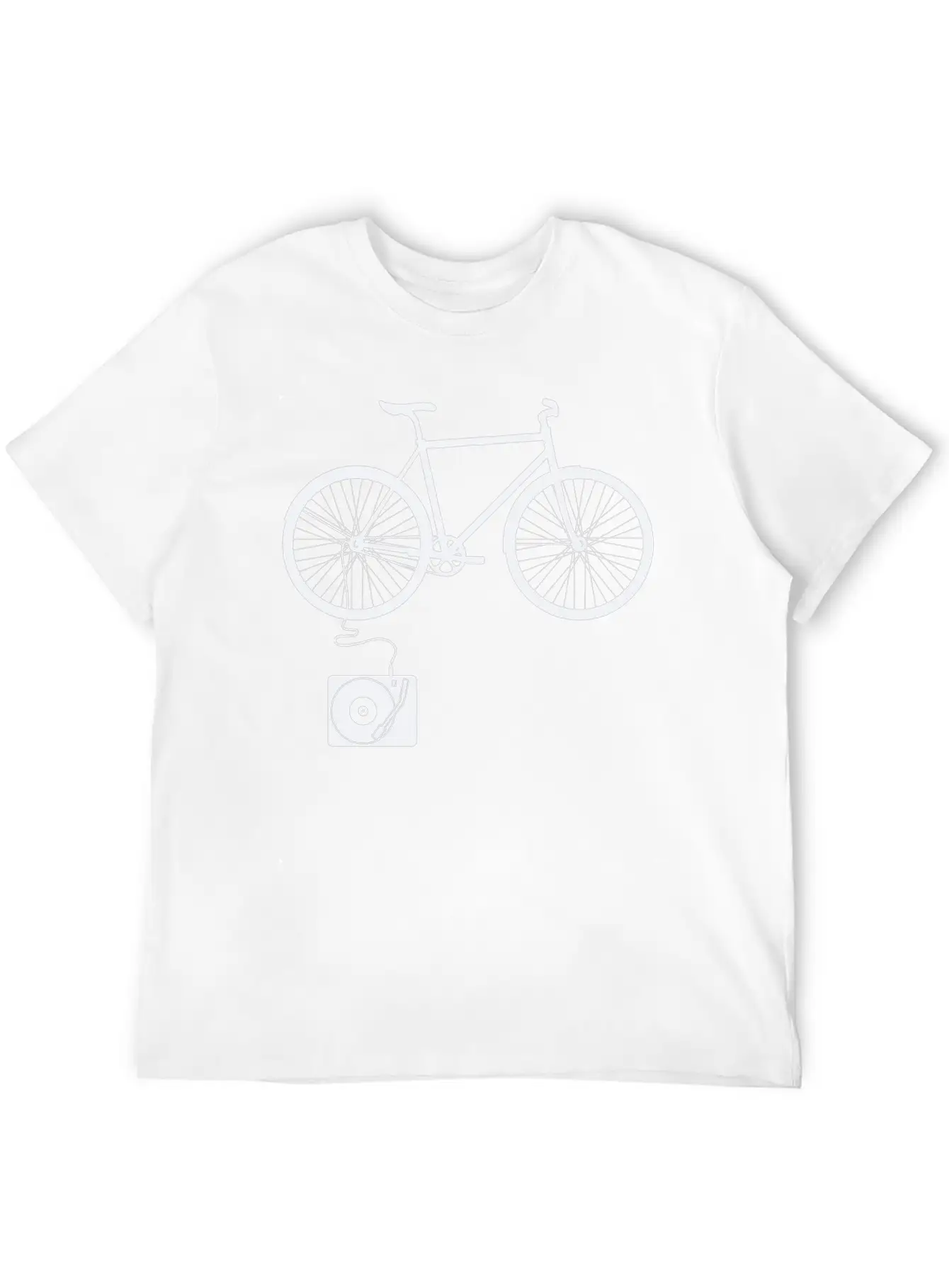 Bicycle Breathable Soft Cotton T-Shirt – Timeless Casual Look