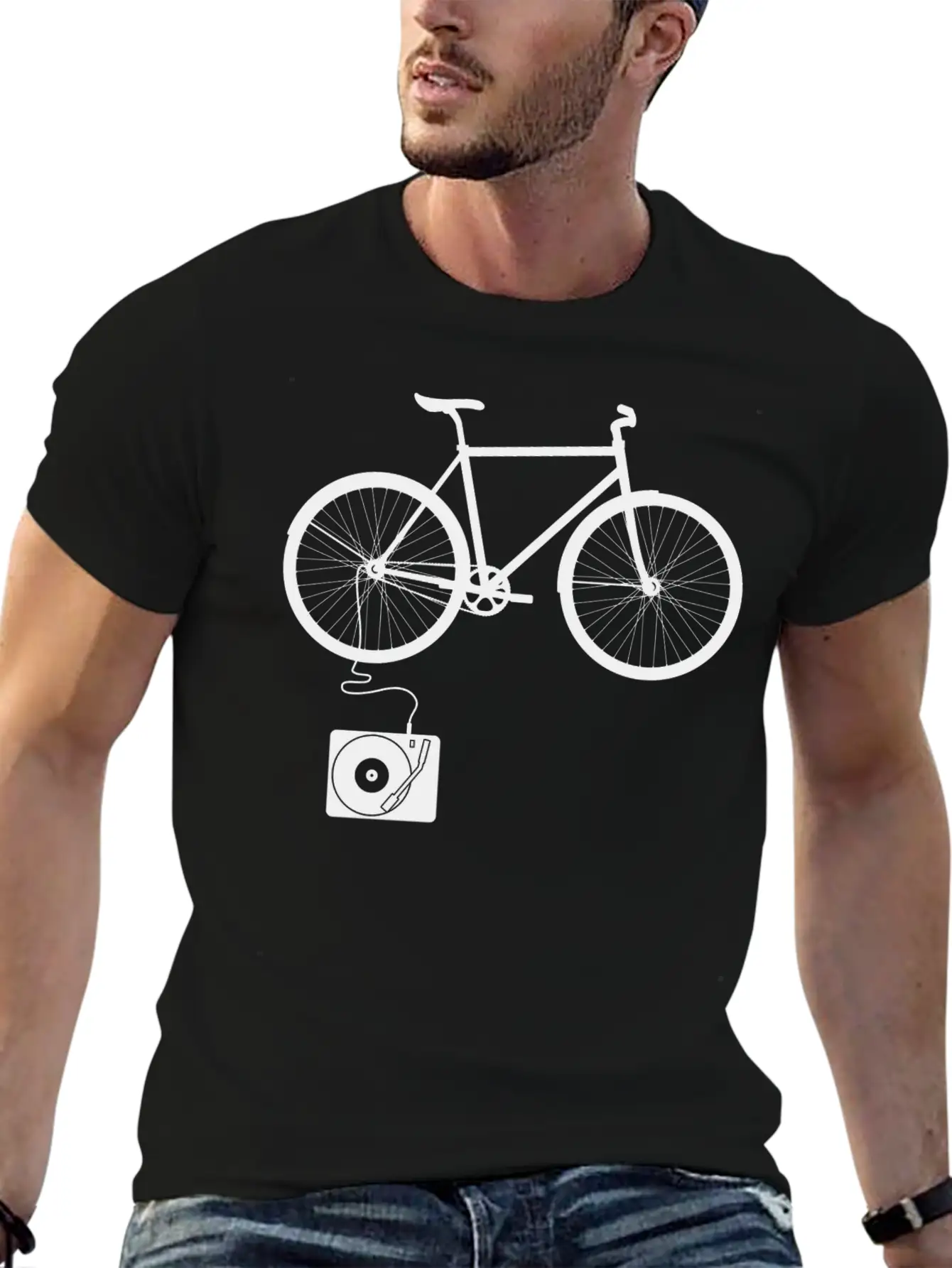 Bicycle Breathable Soft Cotton T-Shirt – Timeless Casual Look
