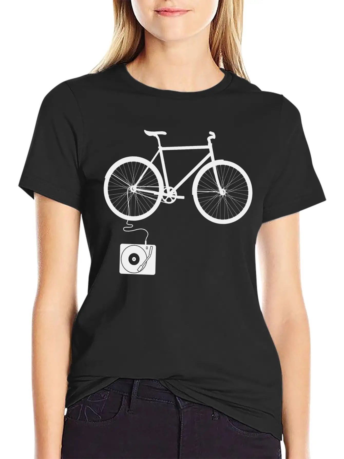Bicycle Breathable Soft Cotton T-Shirt – Timeless Casual Look