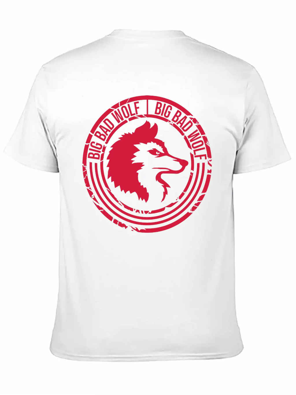 Big Bad Wolf Quote Breathable Soft Cotton T-Shirt – Timeless Casual Look