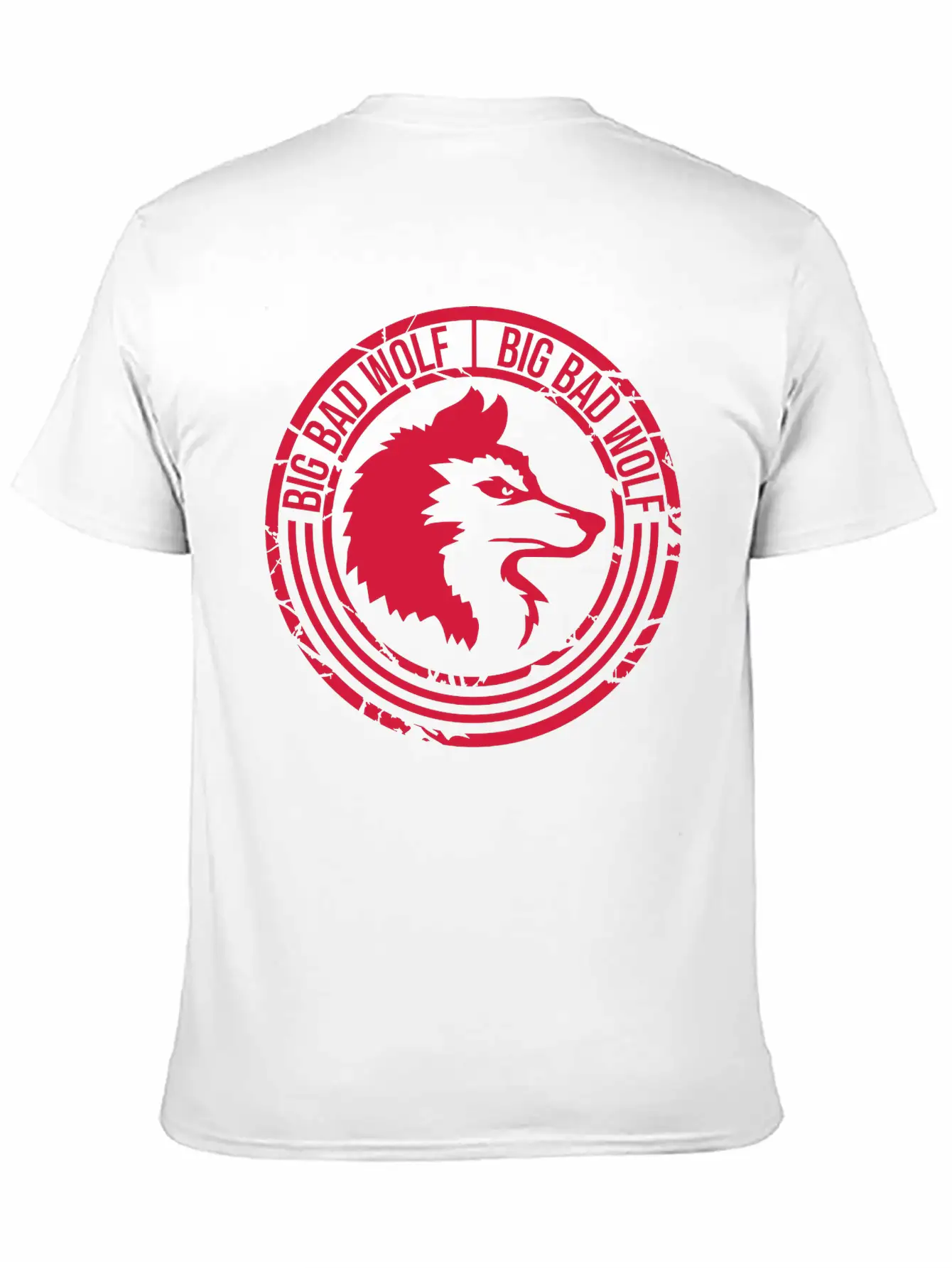 Big Bad Wolf Quote Breathable Soft Cotton T-Shirt – Timeless Casual Look