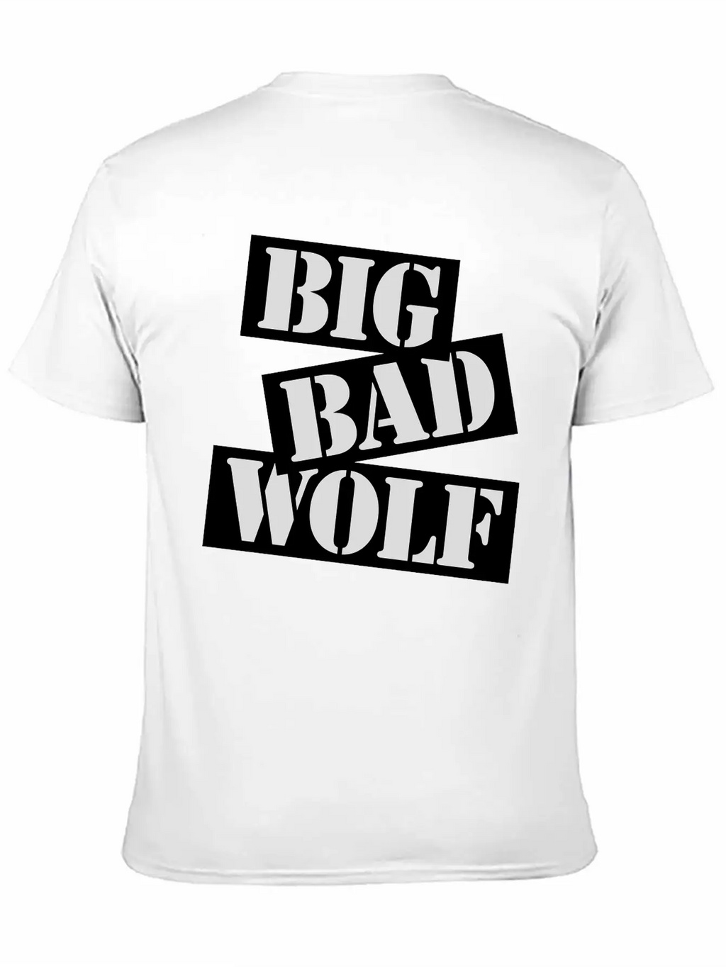 Big Bad Wolf Quote Unisex Short Sleeve Soft Cotton T-Shirt – Casual Everyday Wear