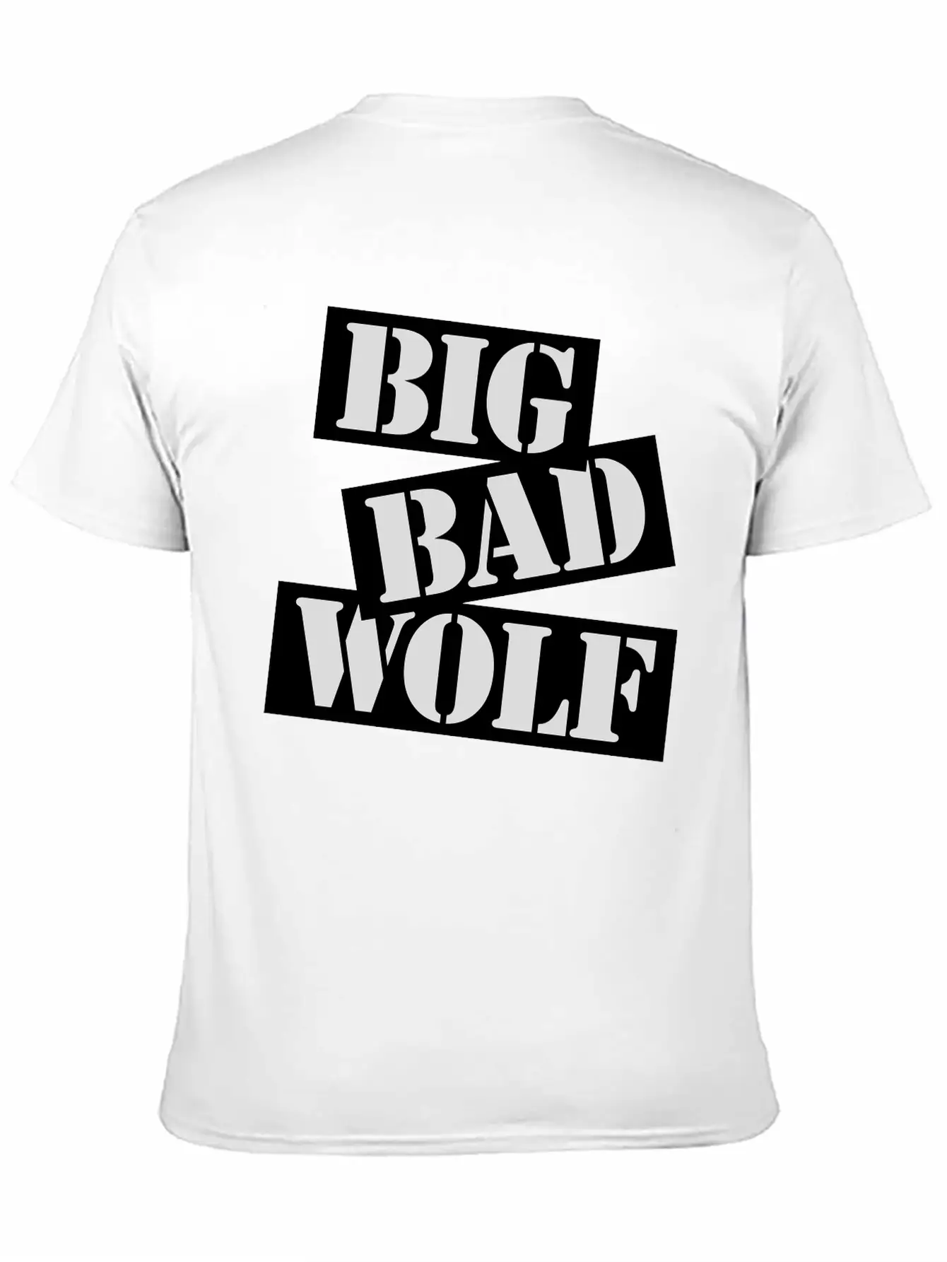 Big Bad Wolf Quote Unisex Short Sleeve Soft Cotton T-Shirt – Casual Everyday Wear