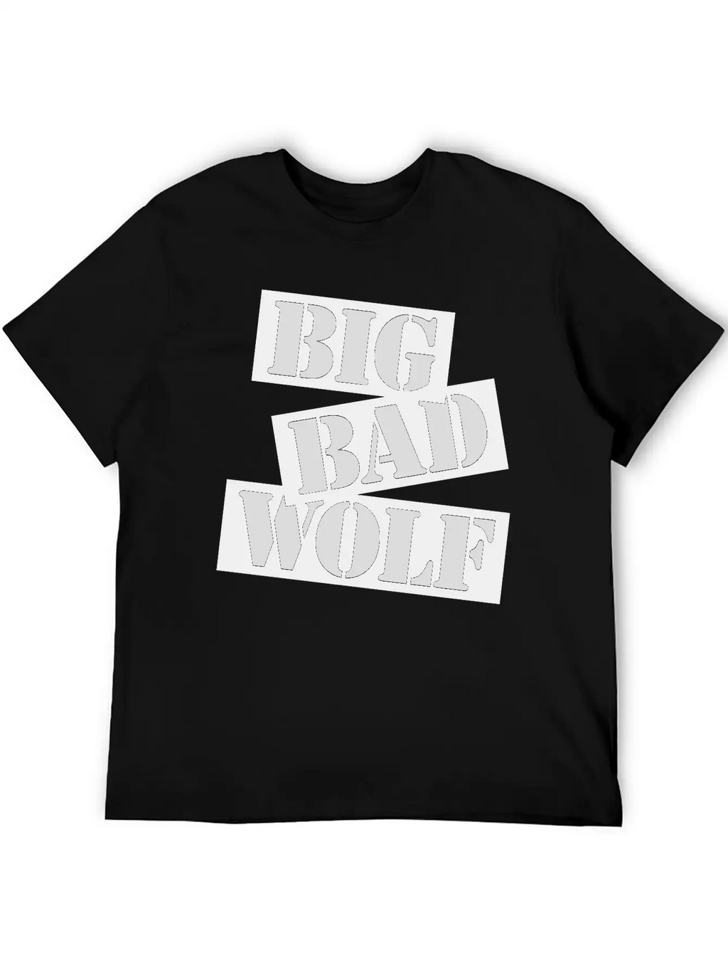 Big Bad Wolf Quote Unisex Short Sleeve Soft Cotton T-Shirt – Casual Everyday Wear