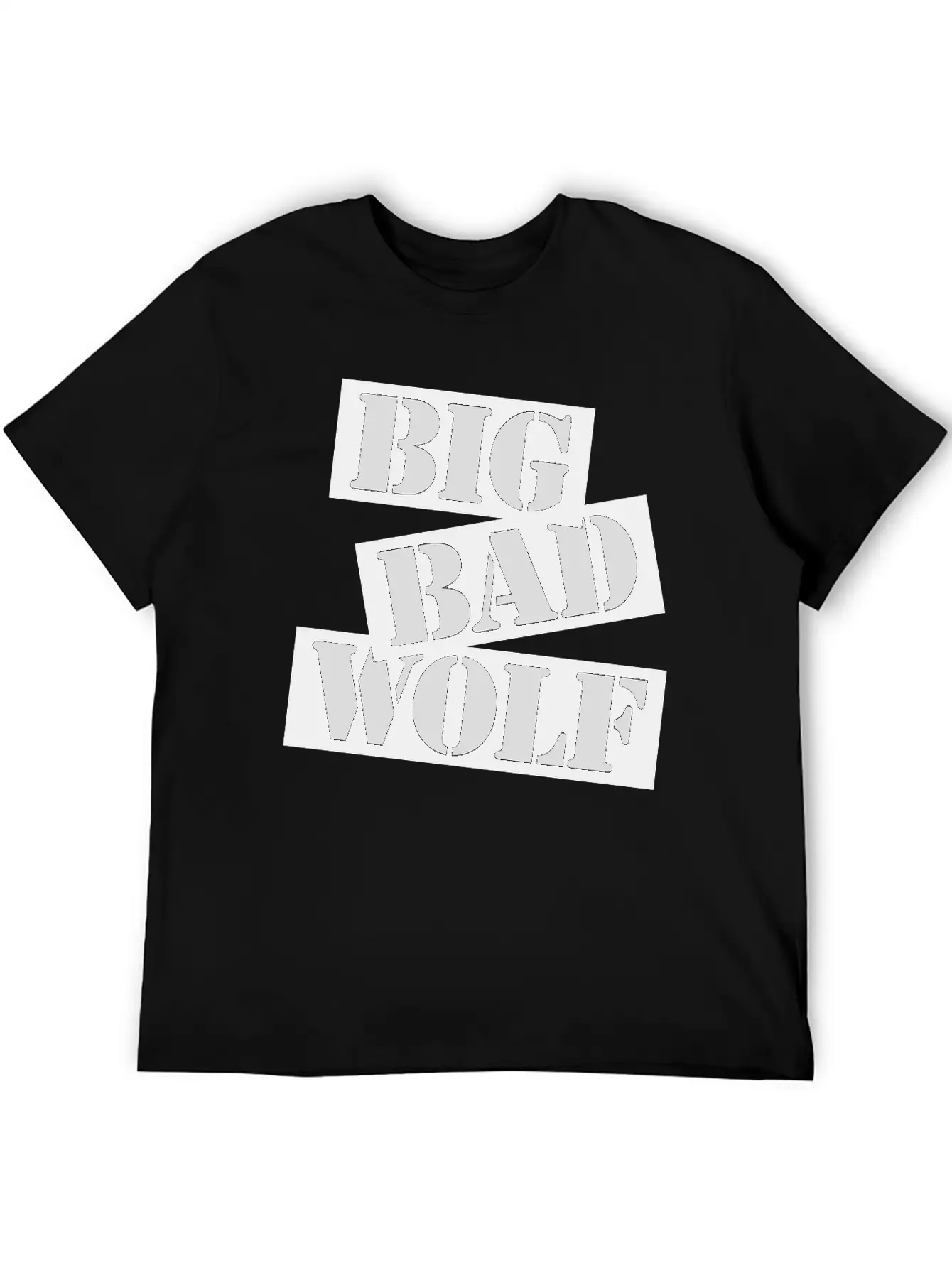 Big Bad Wolf Quote Unisex Short Sleeve Soft Cotton T-Shirt – Casual Everyday Wear