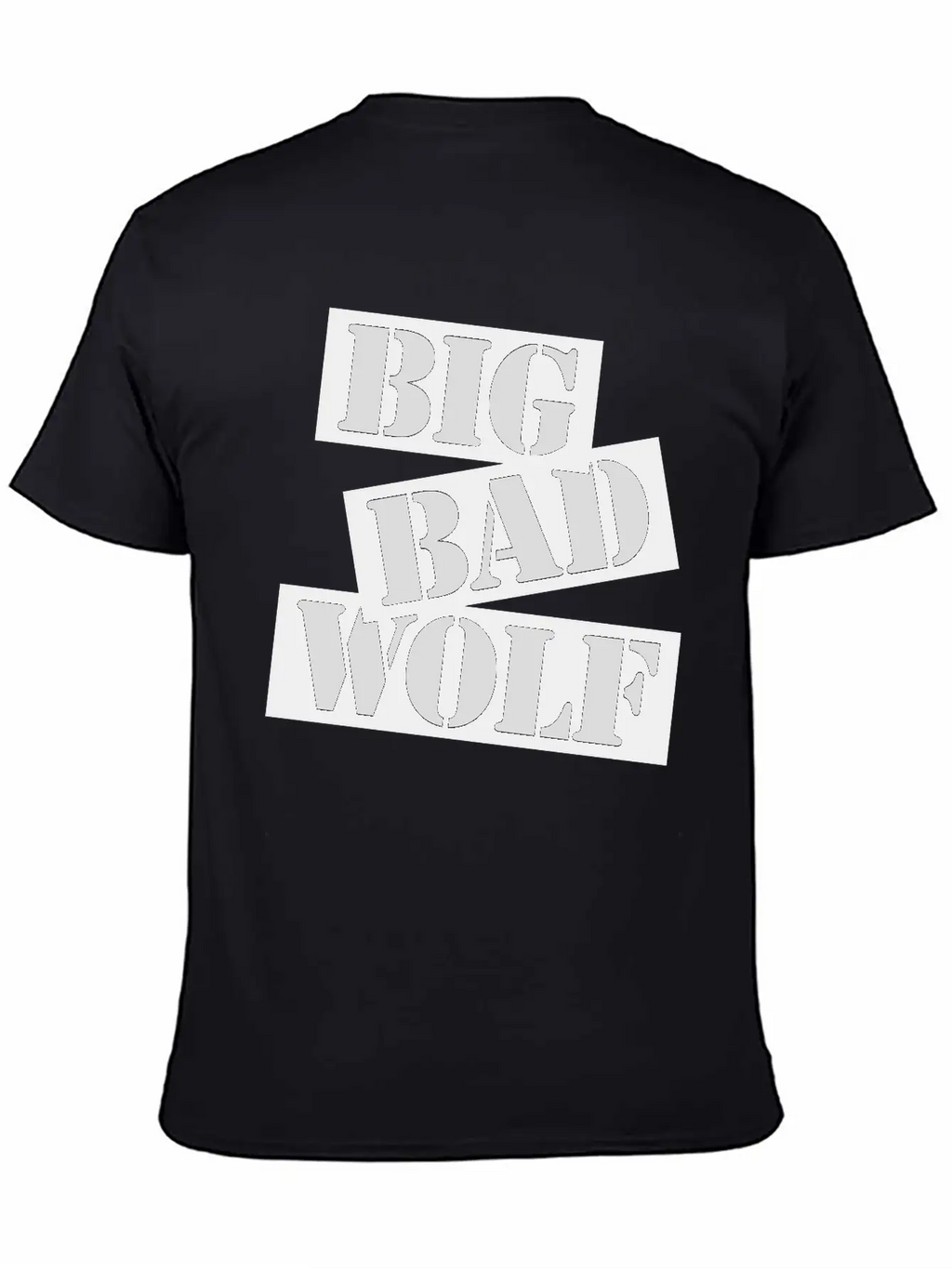 Big Bad Wolf Quote Unisex Short Sleeve Soft Cotton T-Shirt – Casual Everyday Wear