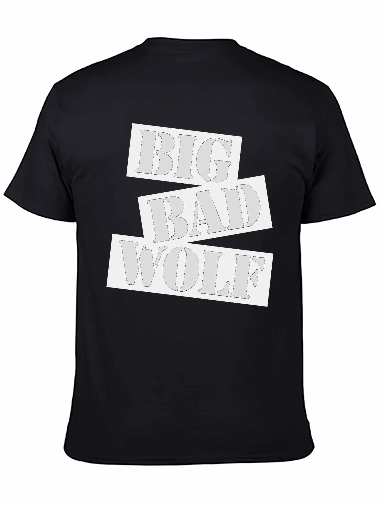 Big Bad Wolf Quote Unisex Short Sleeve Soft Cotton T-Shirt – Casual Everyday Wear