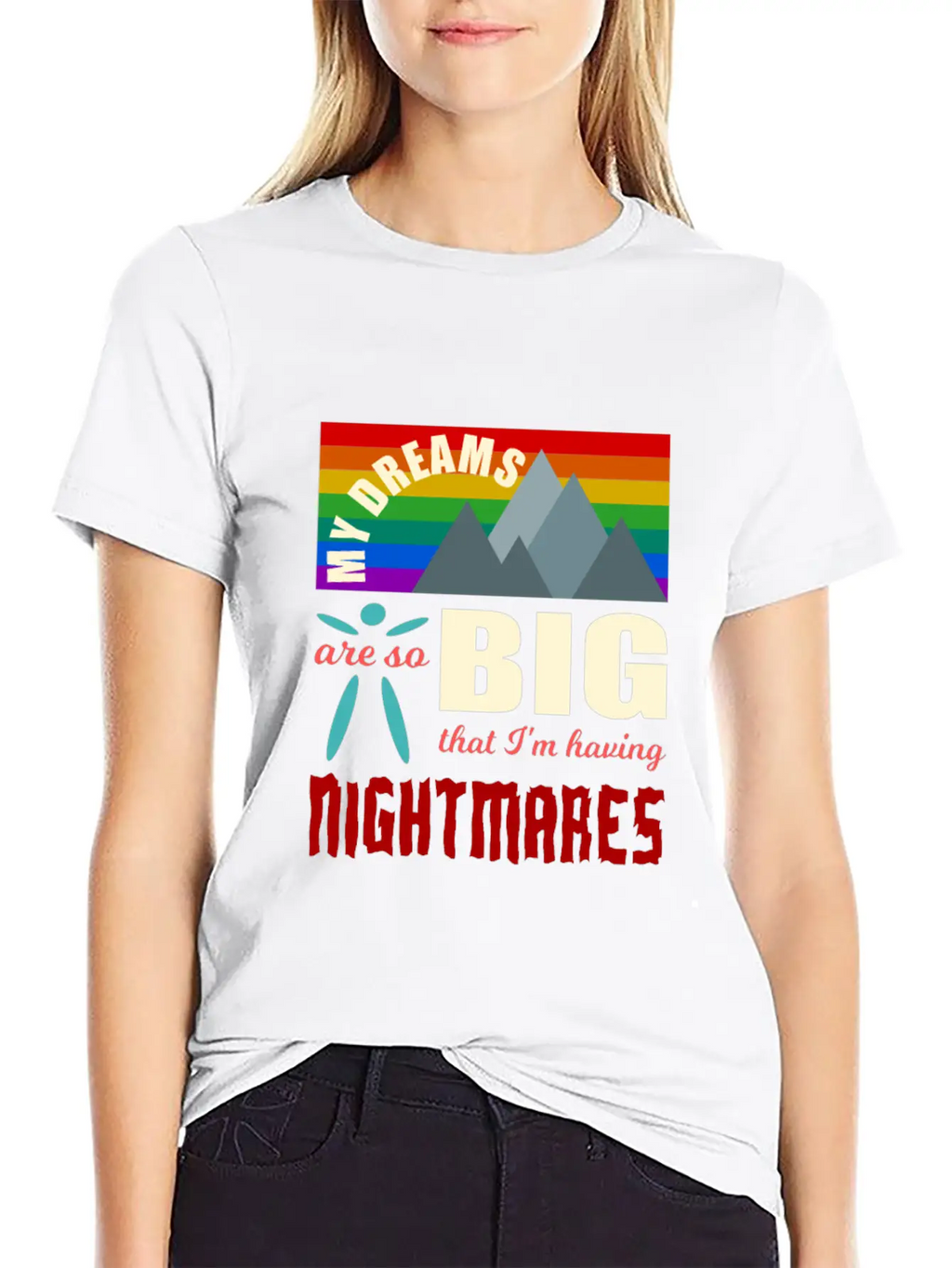 Big Dreams Are Nightmares Unisex Casual T-Shirt – Clean Design For Daily Comfort
