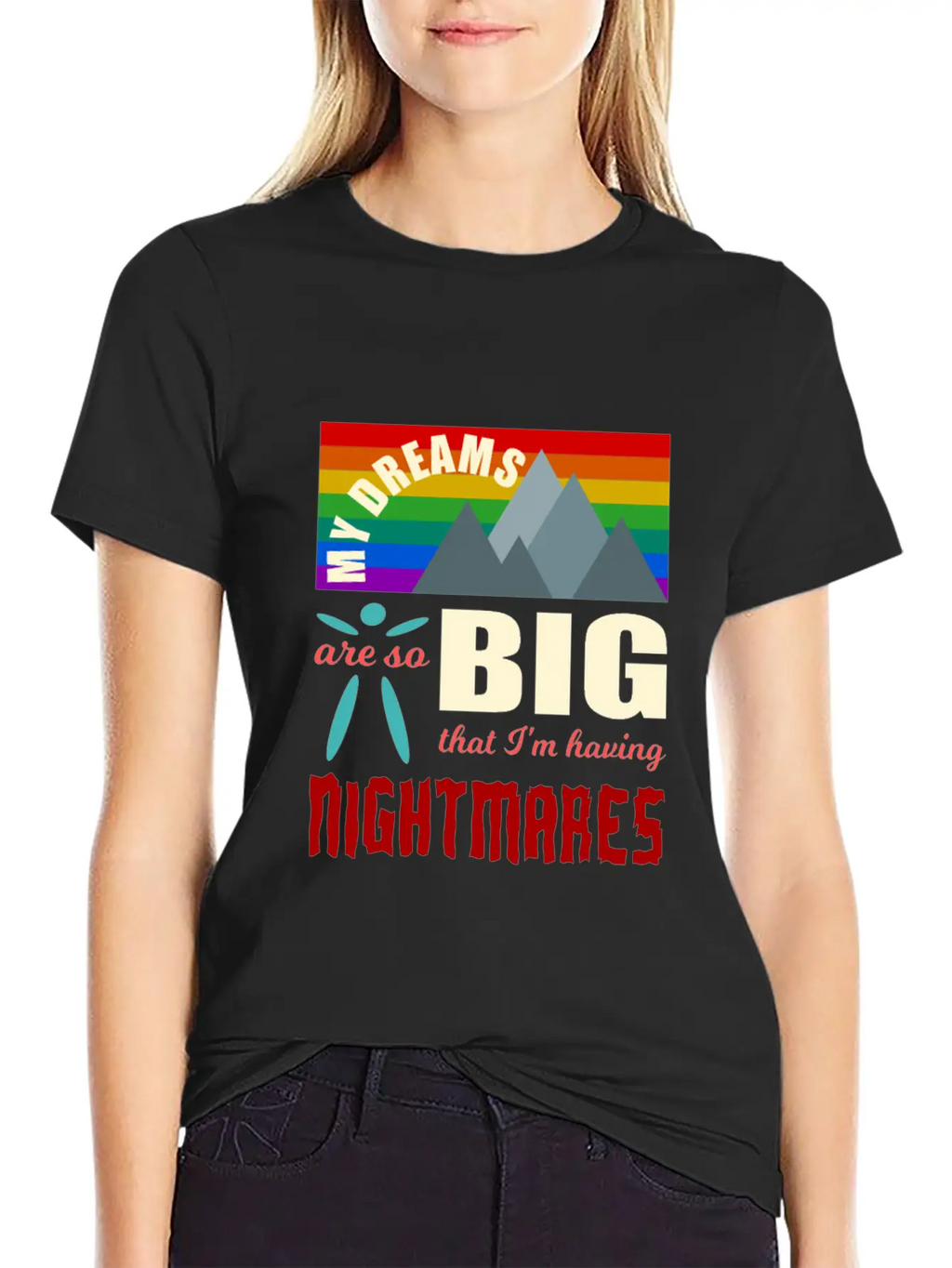 Big Dreams Are Nightmares Unisex Casual T-Shirt – Clean Design For Daily Comfort